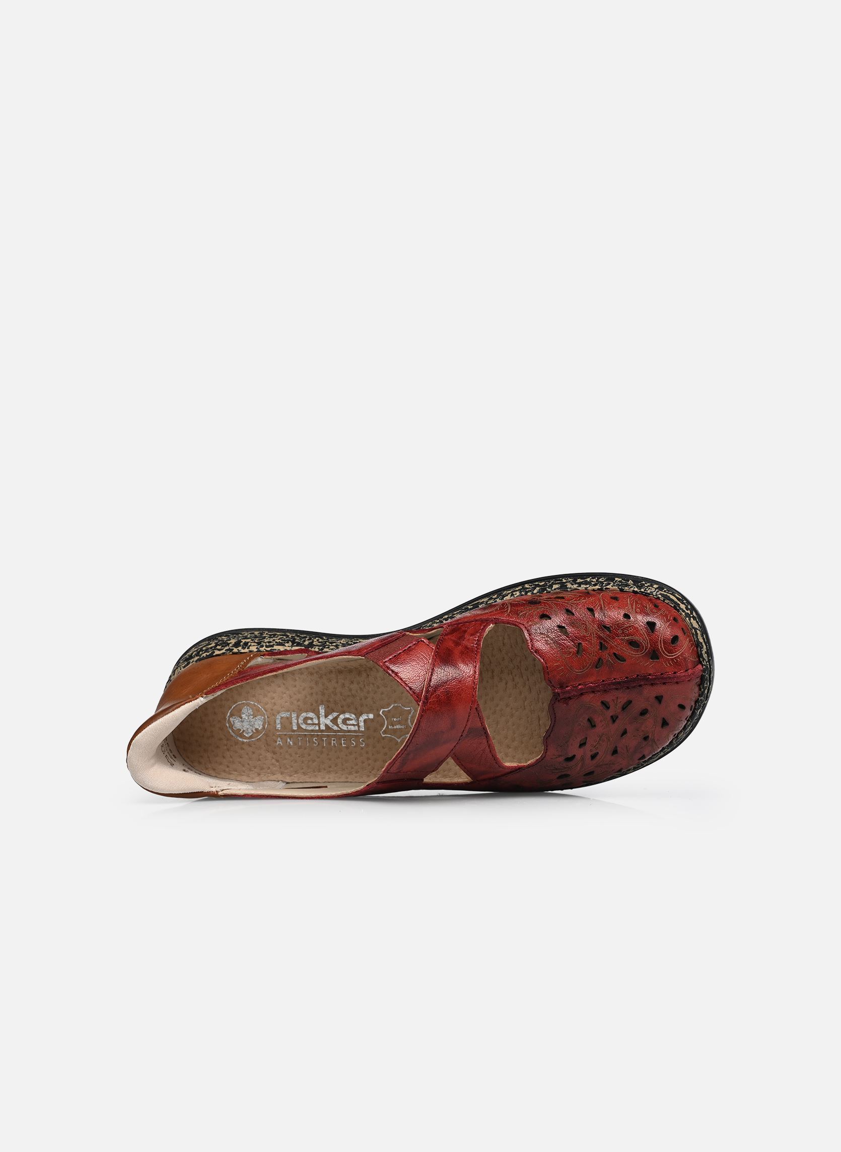 Mary Janes 46352 dames rood Rieker Mary Janes 46352 dames rood RED/CAYENNE