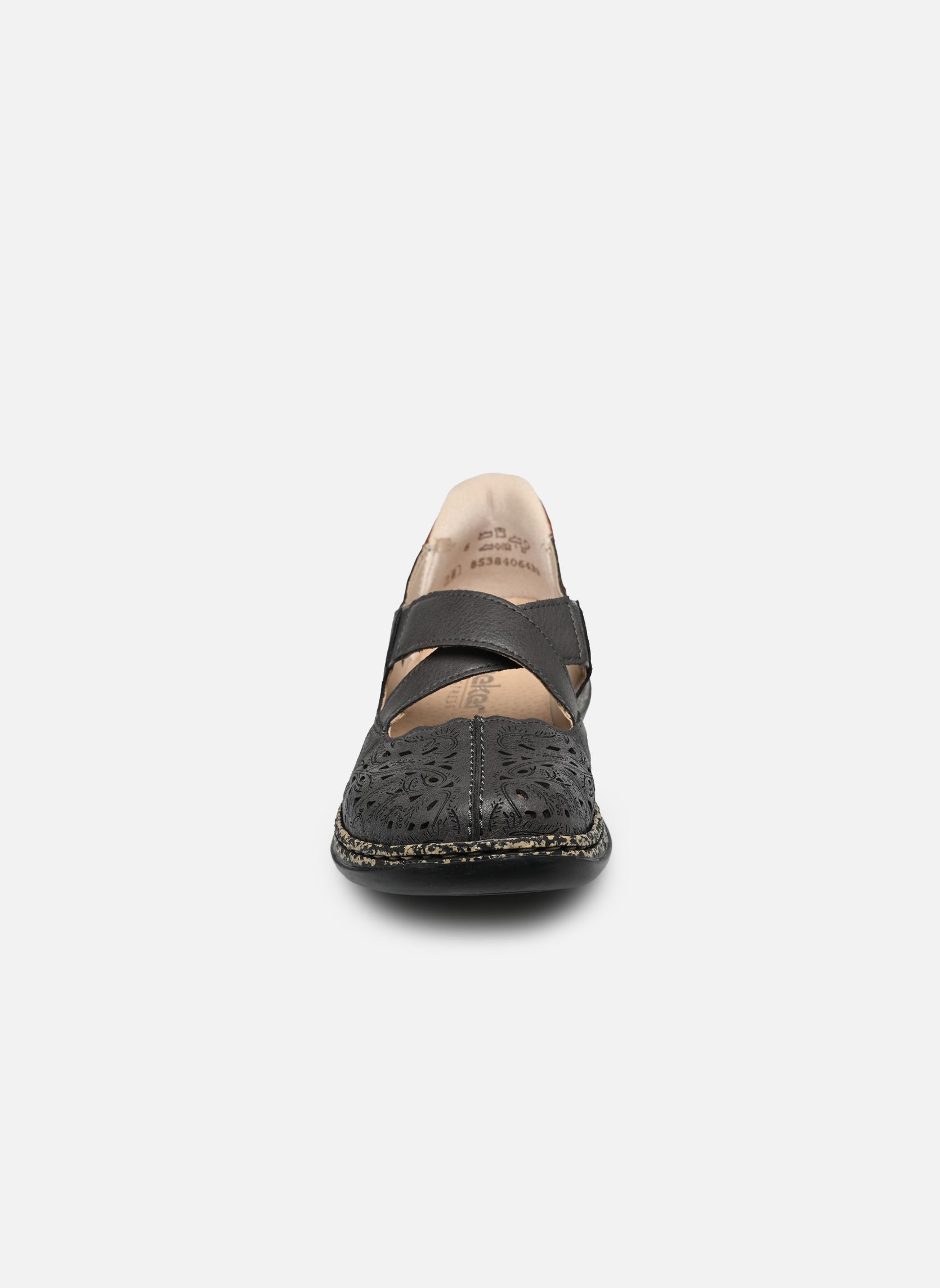 Mary Janes 46352 dames grijs Rieker Mary Janes 46352 dames grijs BASALT/CAYENNE