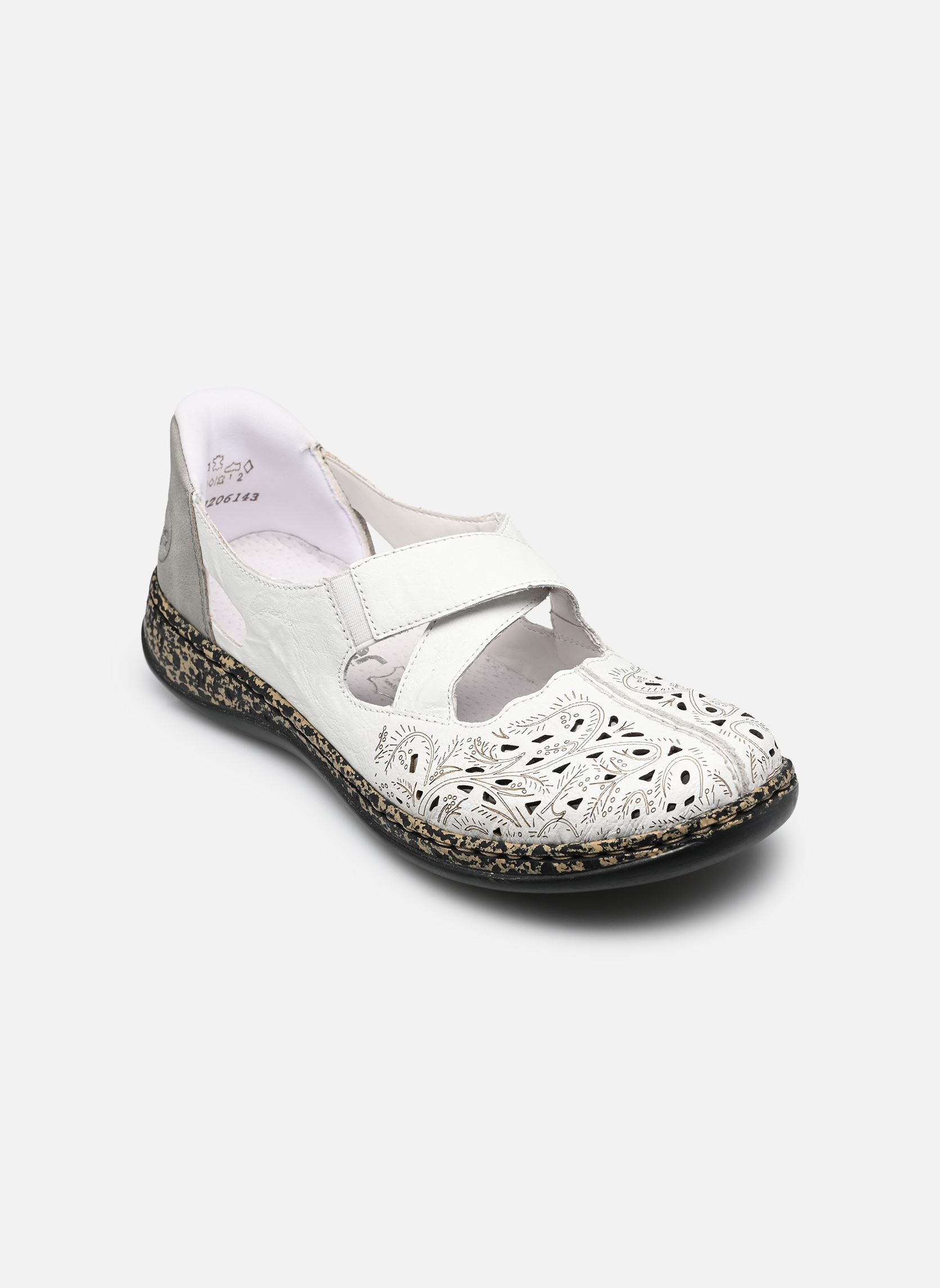 Mary Janes 46352 dames wit Rieker Mary Janes 46352 dames wit WEISS/CEMENT