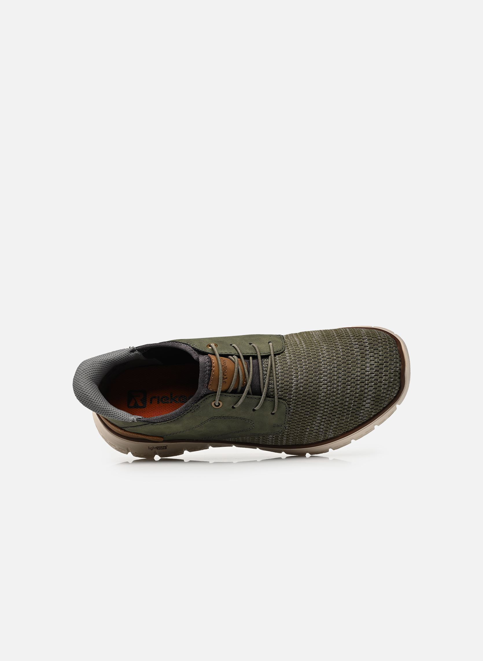 Baskets basses B6658 homme vert Rieker Baskets basses B6658 homme vert SALBEI/MOOR/NUSS/RAUCH