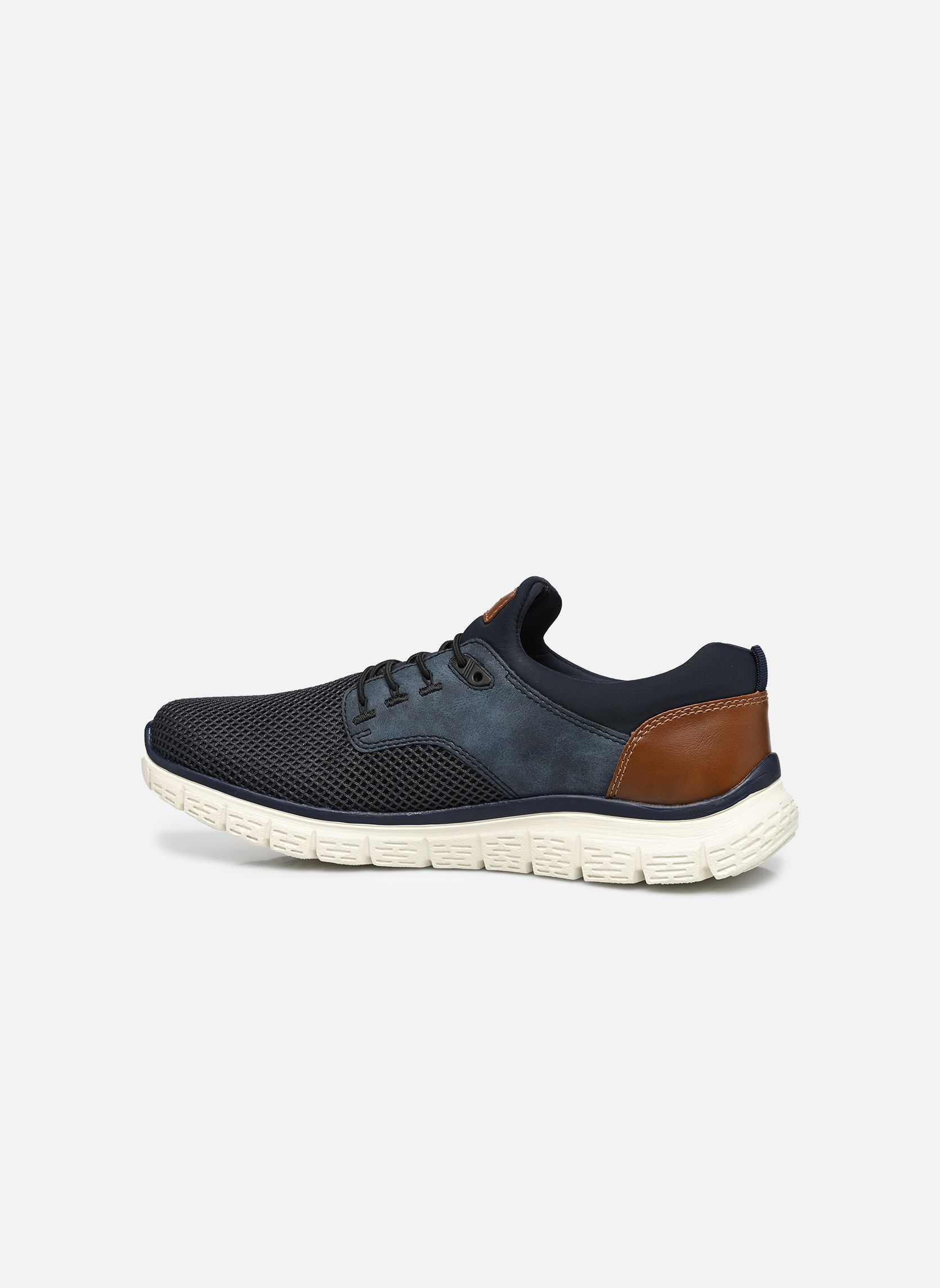 Lage sneakers B6652 heren blauw Rieker Lage sneakers B6652 heren blauw ATLANTIS/DENIM/AMARETTO/NAVY