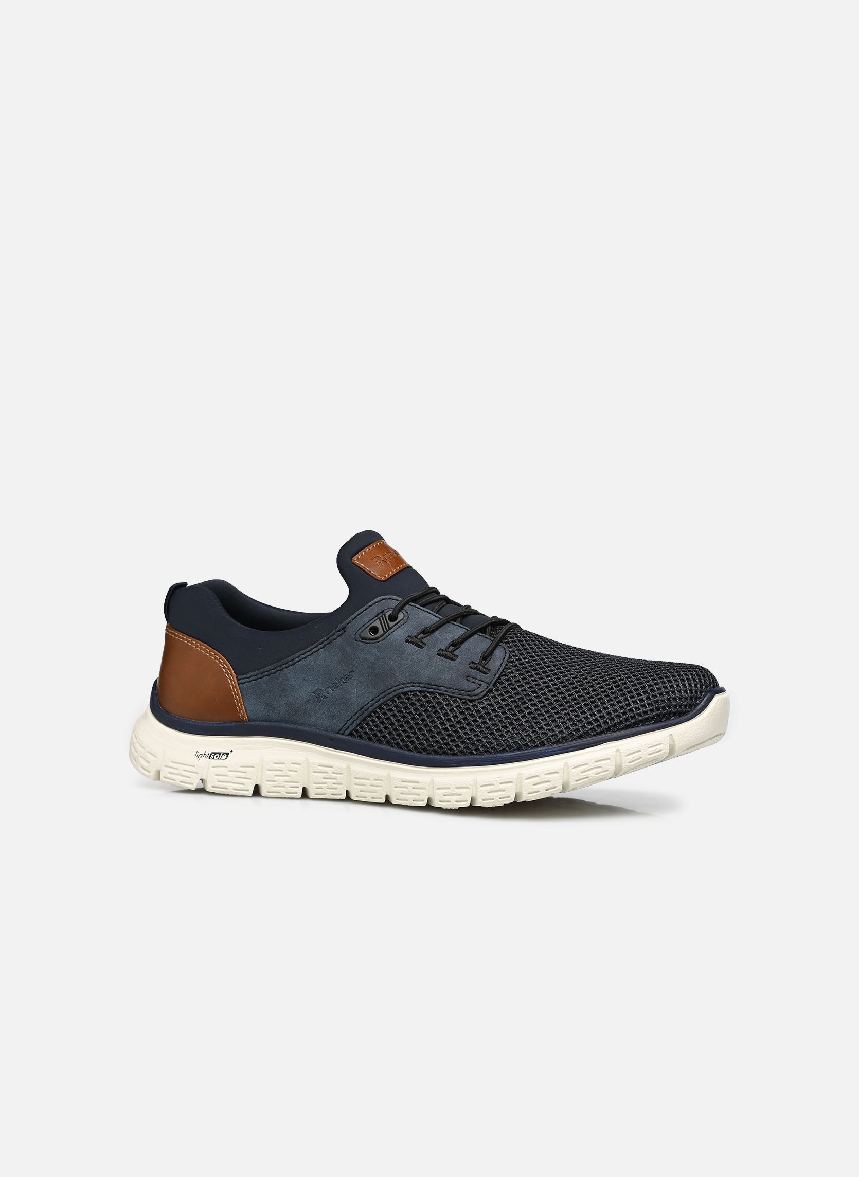 Lage sneakers B6652 heren blauw Rieker Lage sneakers B6652 heren blauw ATLANTIS/DENIM/AMARETTO/NAVY