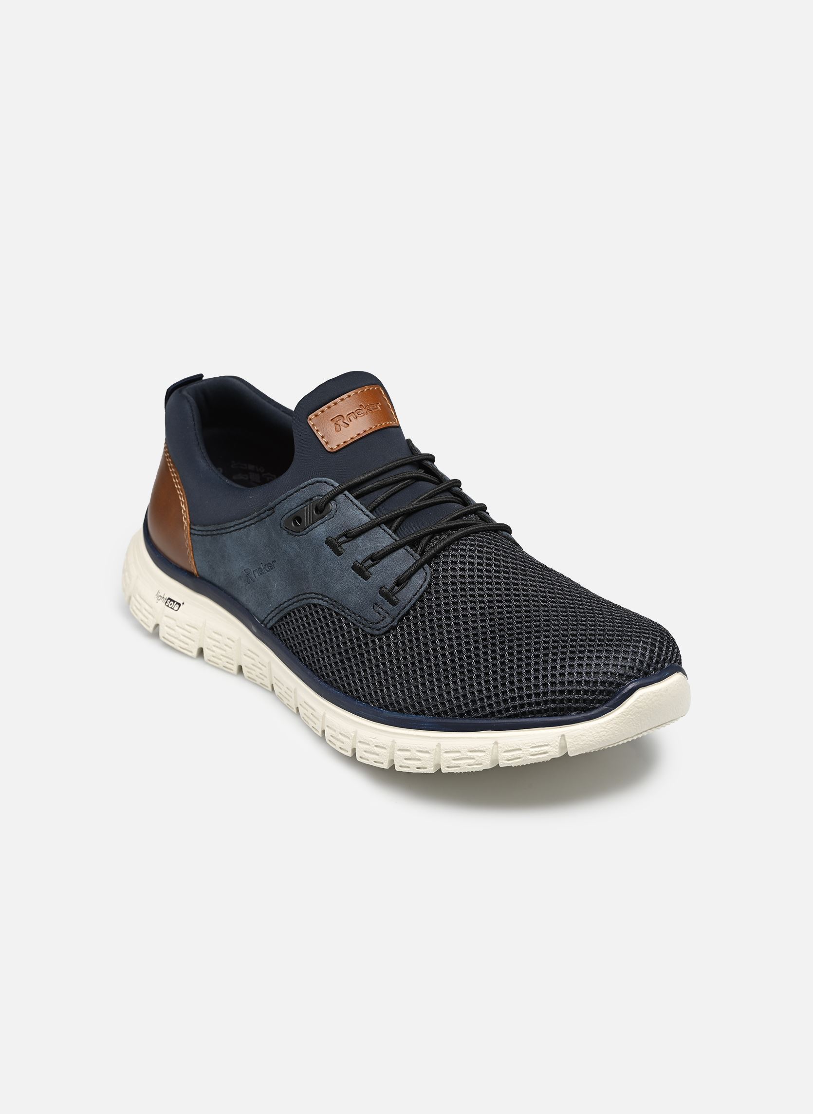Lage sneakers B6652 heren blauw Rieker Lage sneakers B6652 heren blauw ATLANTIS/DENIM/AMARETTO/NAVY