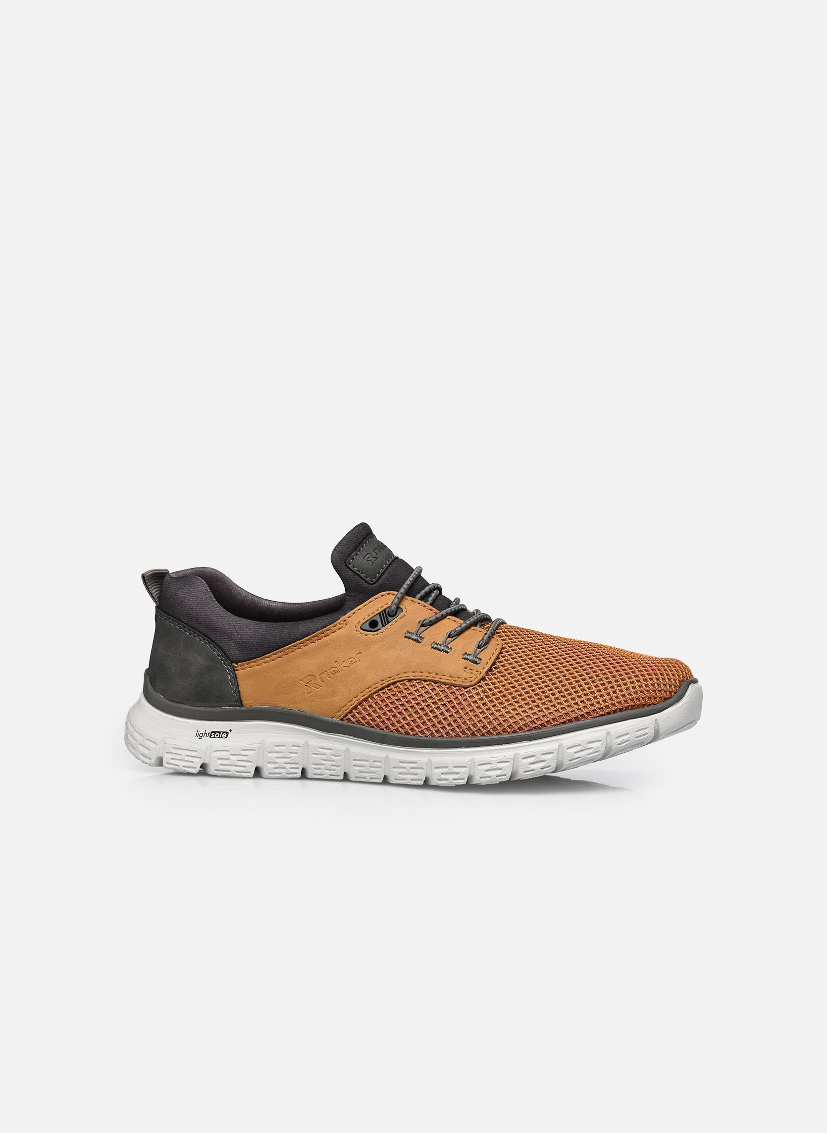 Lage sneakers B6652 heren bruin Rieker Lage sneakers B6652 heren bruin WHEAT/WHEAT/SMOKE/RAUCH