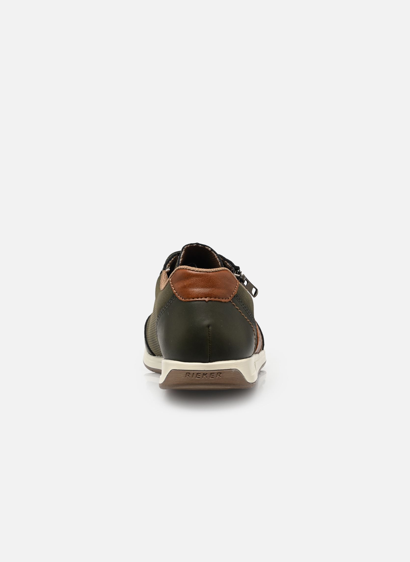 Lage sneakers 11927 heren groen Rieker Lage sneakers 11927 heren groen MOOR/SCHILF/FIRE/CUOIO