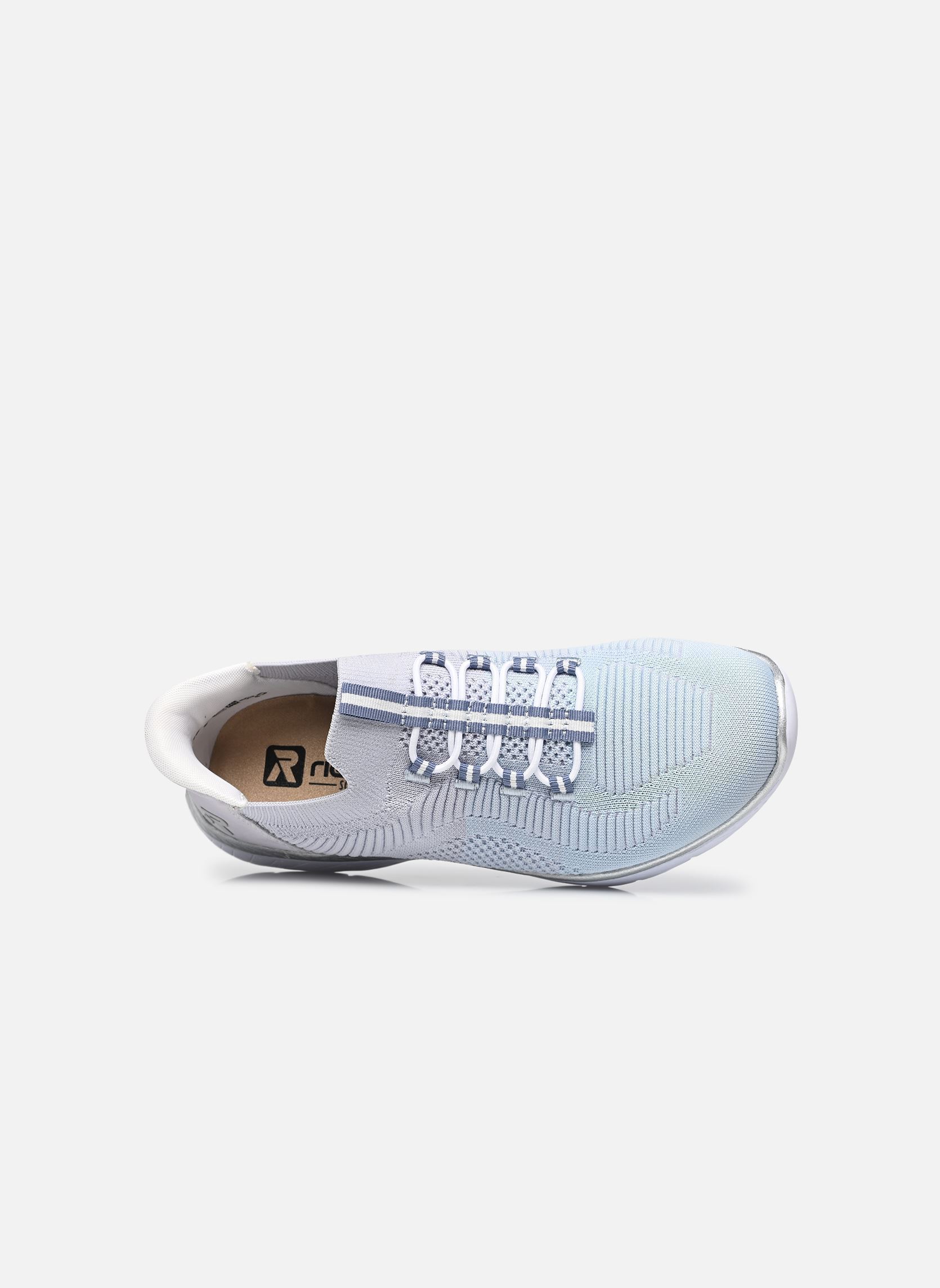 Niedrige Sneaker M5066 damen blau Rieker Niedrige Sneaker M5066 damen blau AQUA-LILAC/LILAC