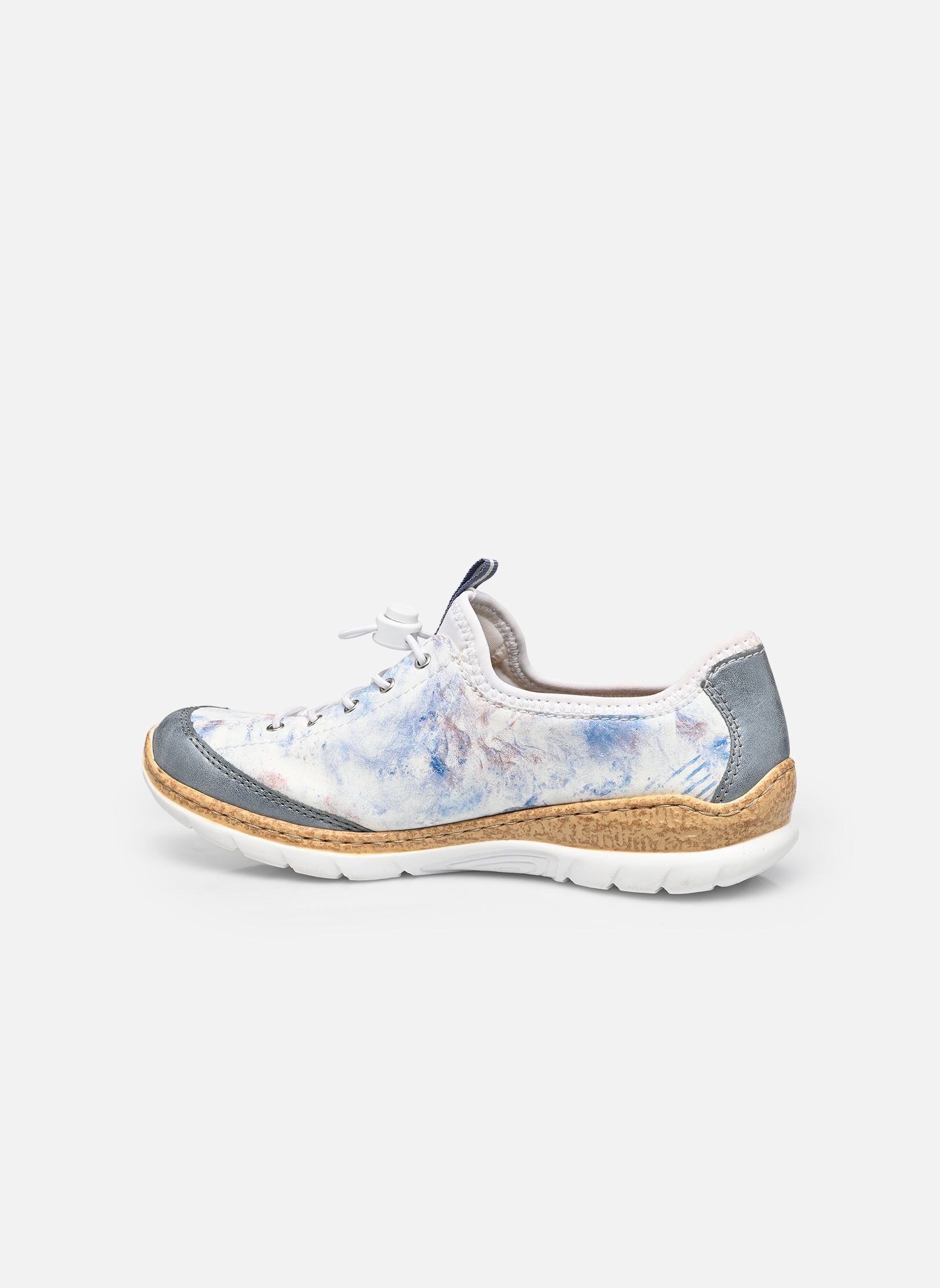 Lage sneakers N42K6 dames blauw Rieker Lage sneakers N42K6 dames blauw BLEU/BLAU-MULTI/REINWEISS