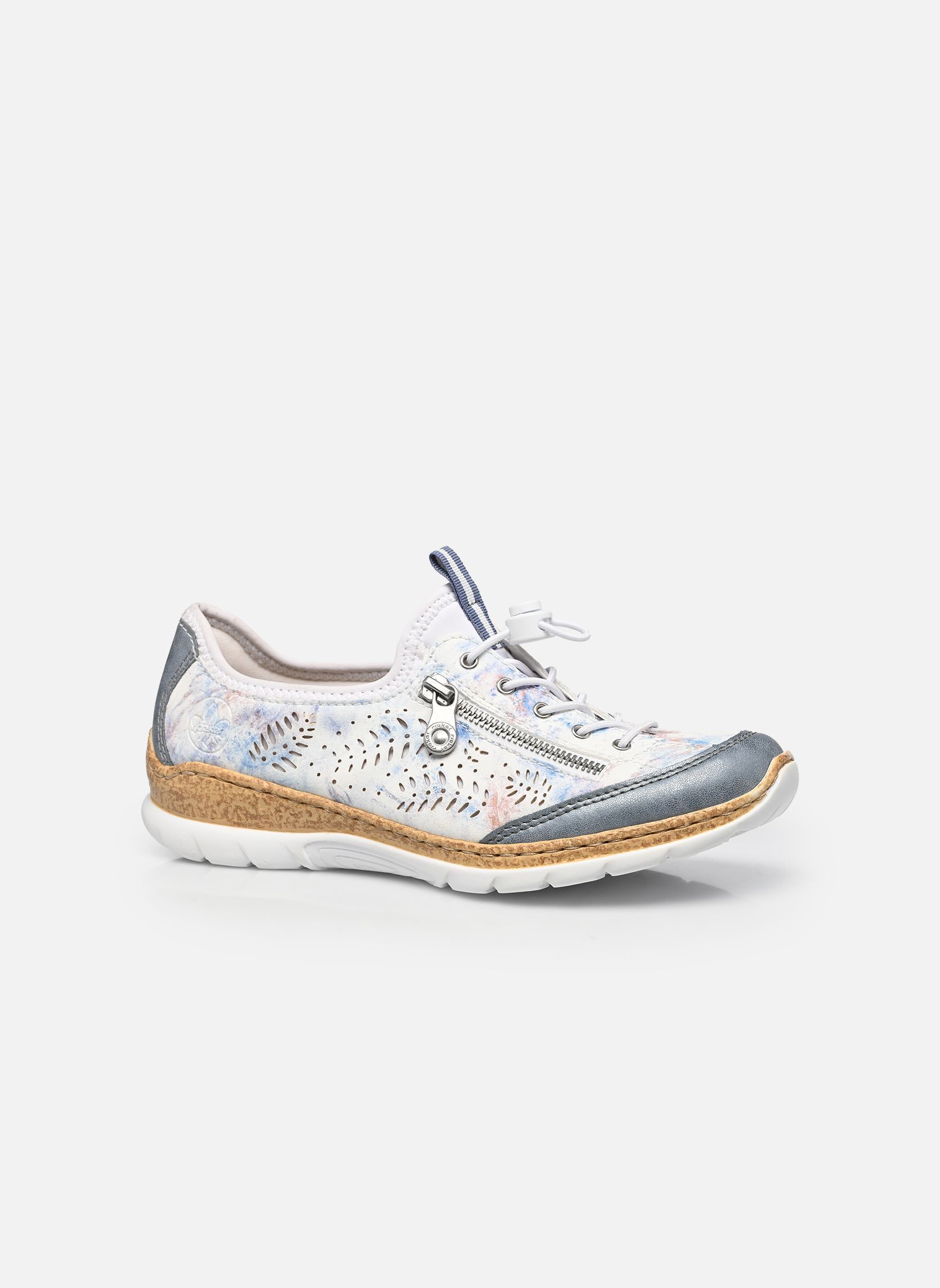 Lage sneakers N42K6 dames blauw Rieker Lage sneakers N42K6 dames blauw BLEU/BLAU-MULTI/REINWEISS