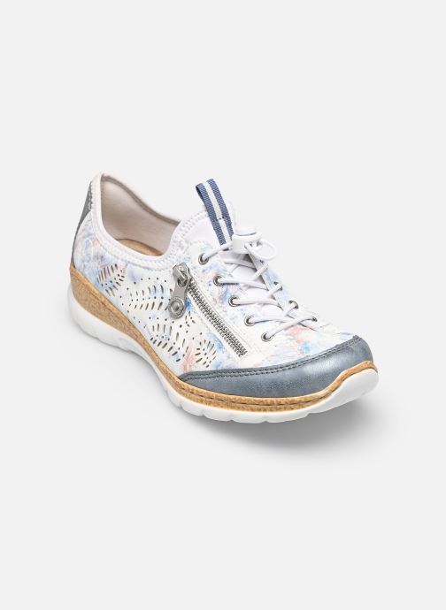 Rieker Lage sneakers N42K6 dames blauw