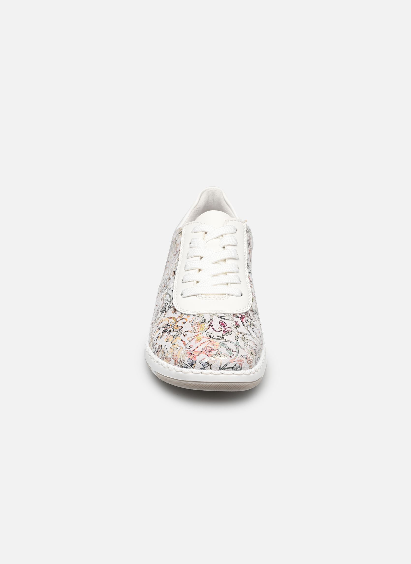 Baskets basses 42408 femme multicolore Rieker Baskets basses 42408 femme multicolore WHITE-MULTI/WHITE/KUPFER