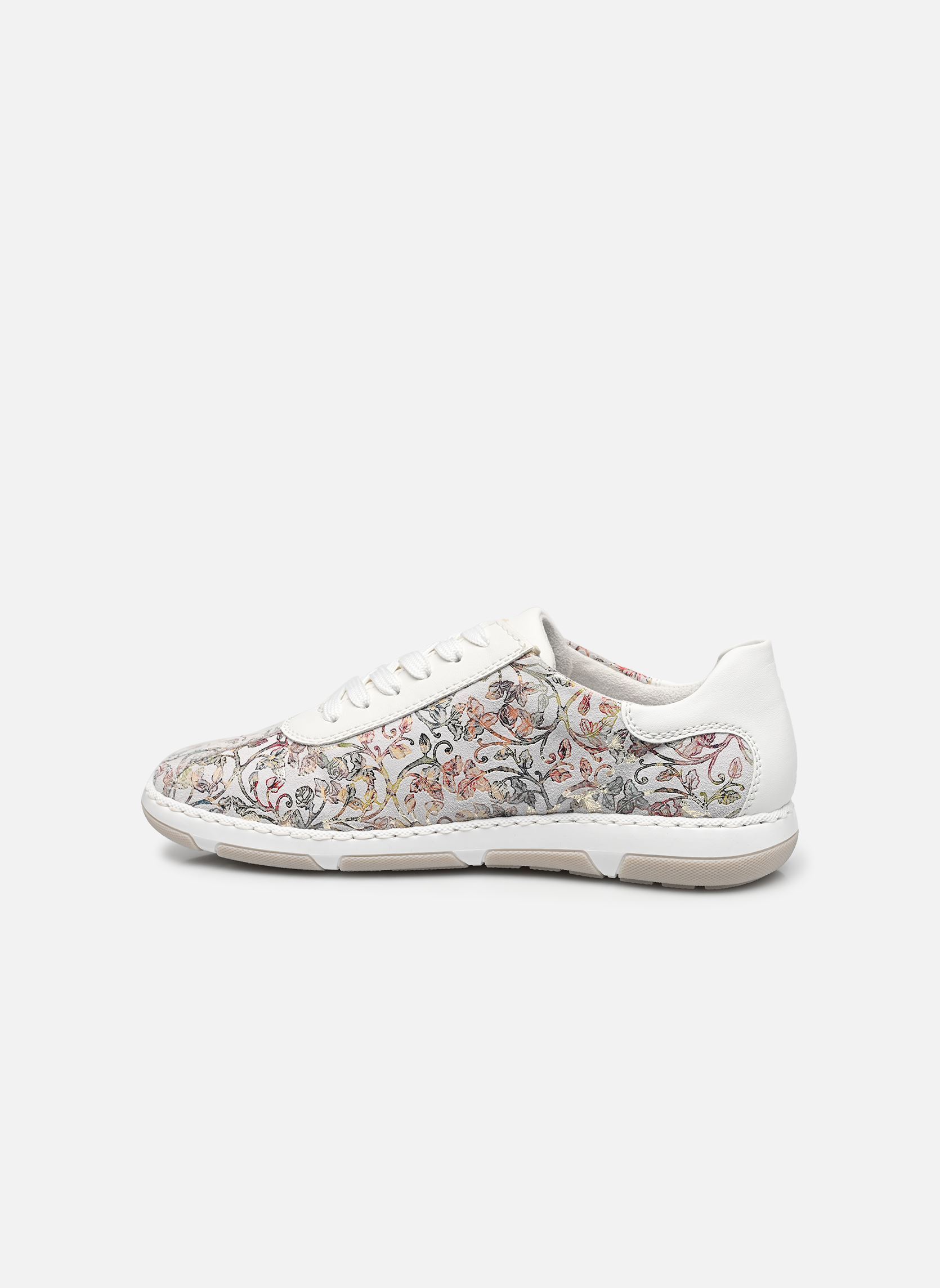 Baskets basses 42408 femme multicolore Rieker Baskets basses 42408 femme multicolore WHITE-MULTI/WHITE/KUPFER