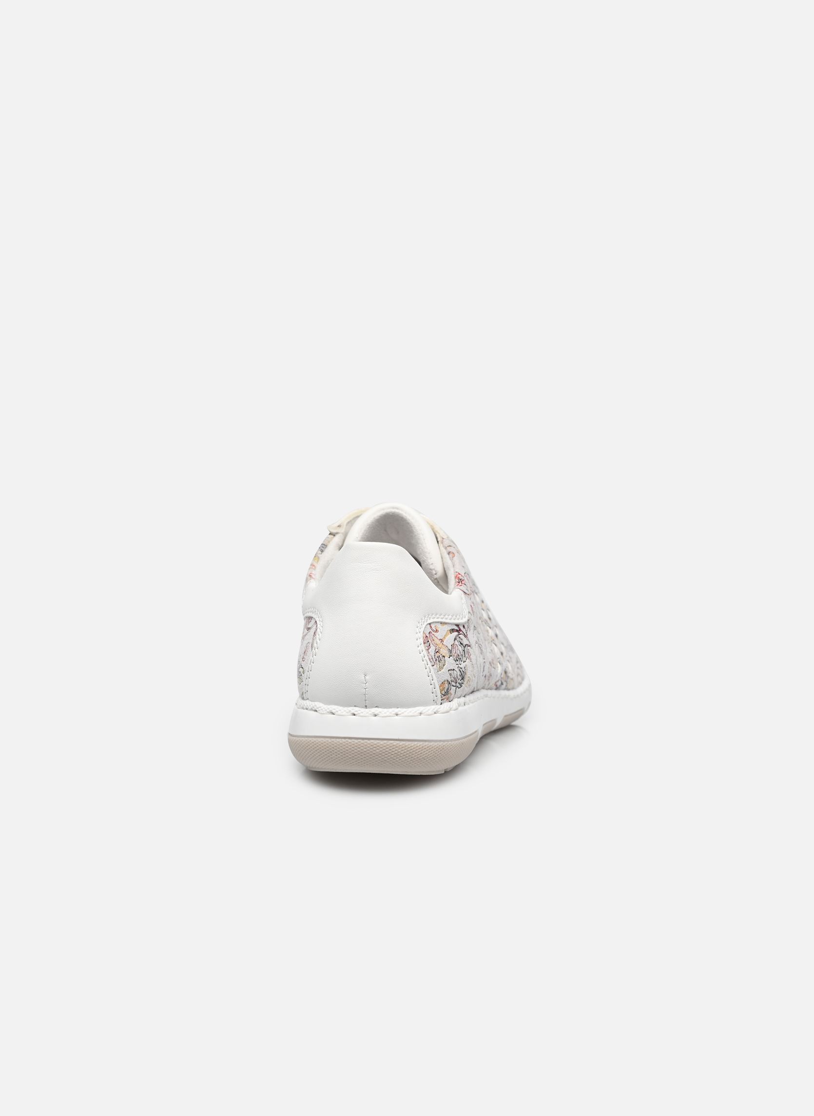 Baskets basses 42408 femme multicolore Rieker Baskets basses 42408 femme multicolore WHITE-MULTI/WHITE/KUPFER