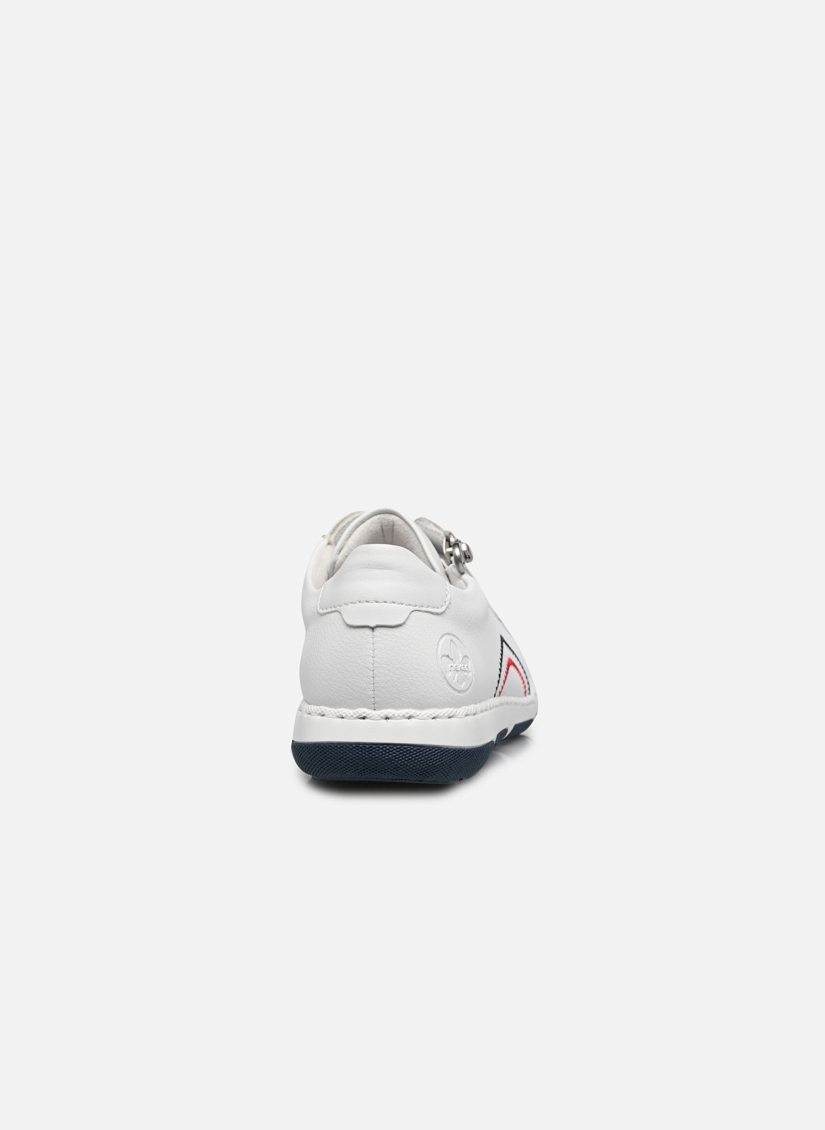 Lage sneakers 42424 dames wit Rieker Lage sneakers 42424 dames wit WEISS/WEISS