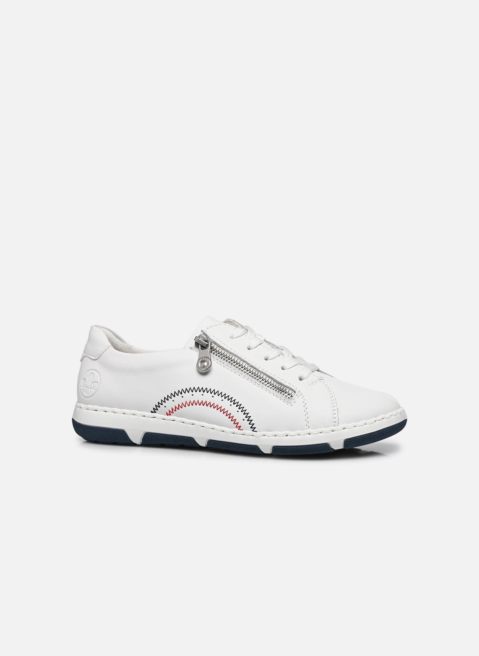 Lage sneakers 42424 dames wit Rieker Lage sneakers 42424 dames wit WEISS/WEISS