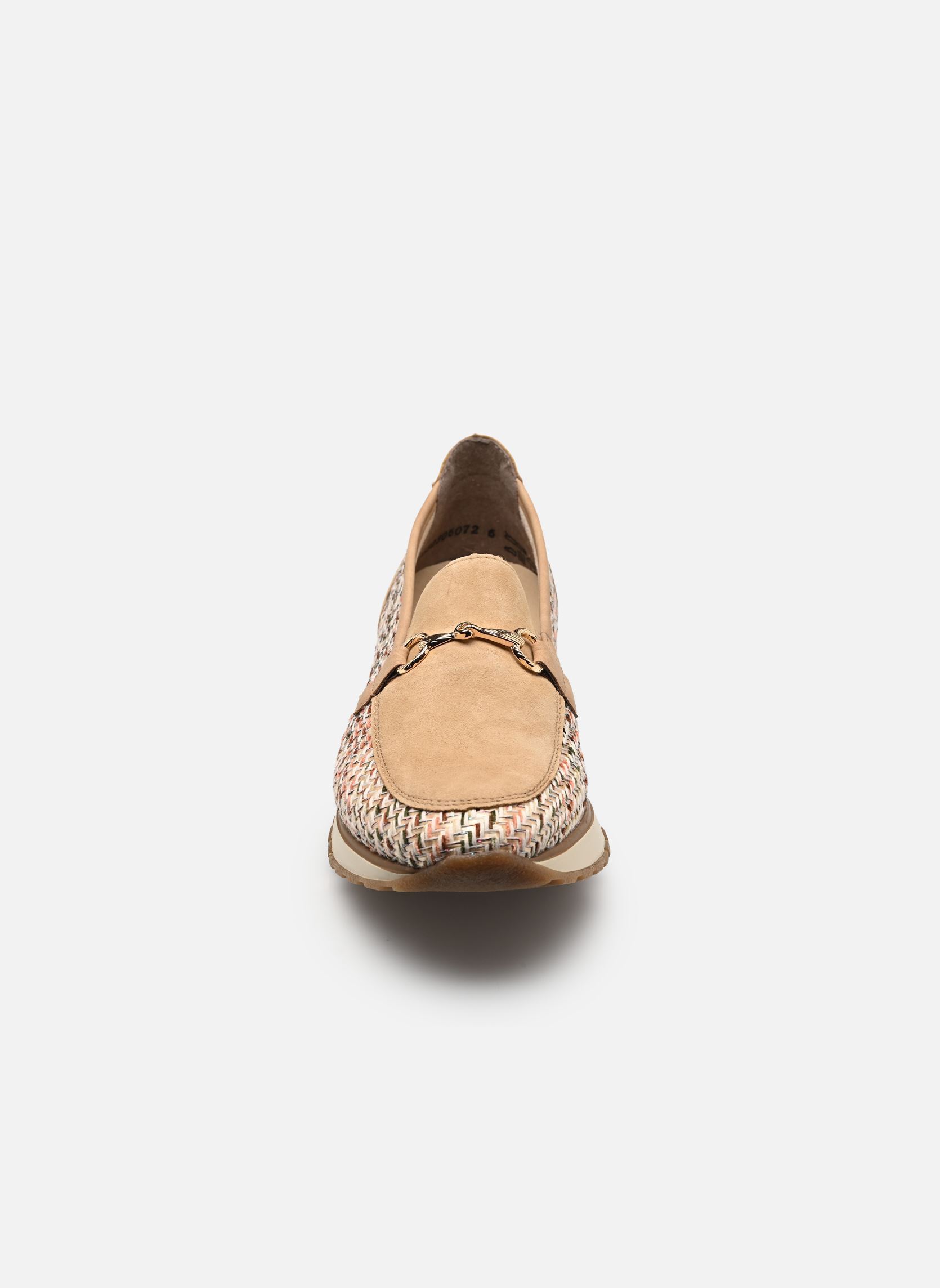 Mocassins 49042 dames beige Rieker Mocassins 49042 dames beige BEIGE/SEPIA/MARBLE