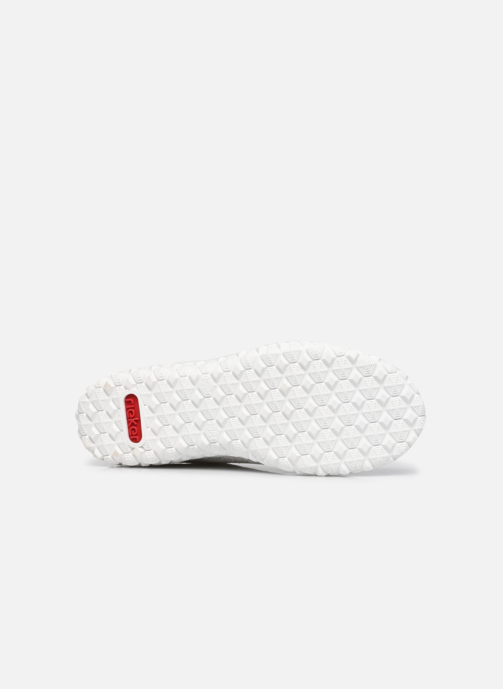 Lage sneakers 59501 dames zilver Rieker Lage sneakers 59501 dames zilver FOG-SILVER/WEISS-FLOWER