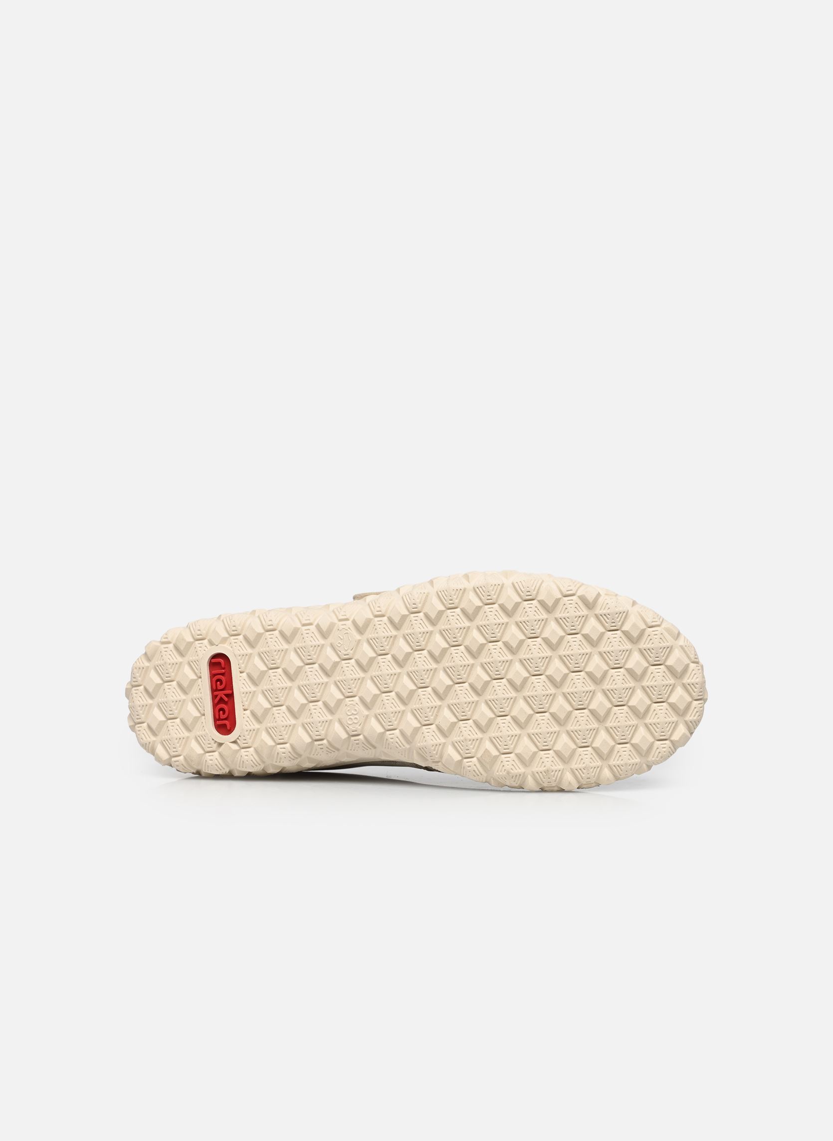 Lage sneakers 59552 dames goud en brons Rieker Lage sneakers 59552 dames goud en brons MUSCHEL/CREME-FLOWER/CLIFF