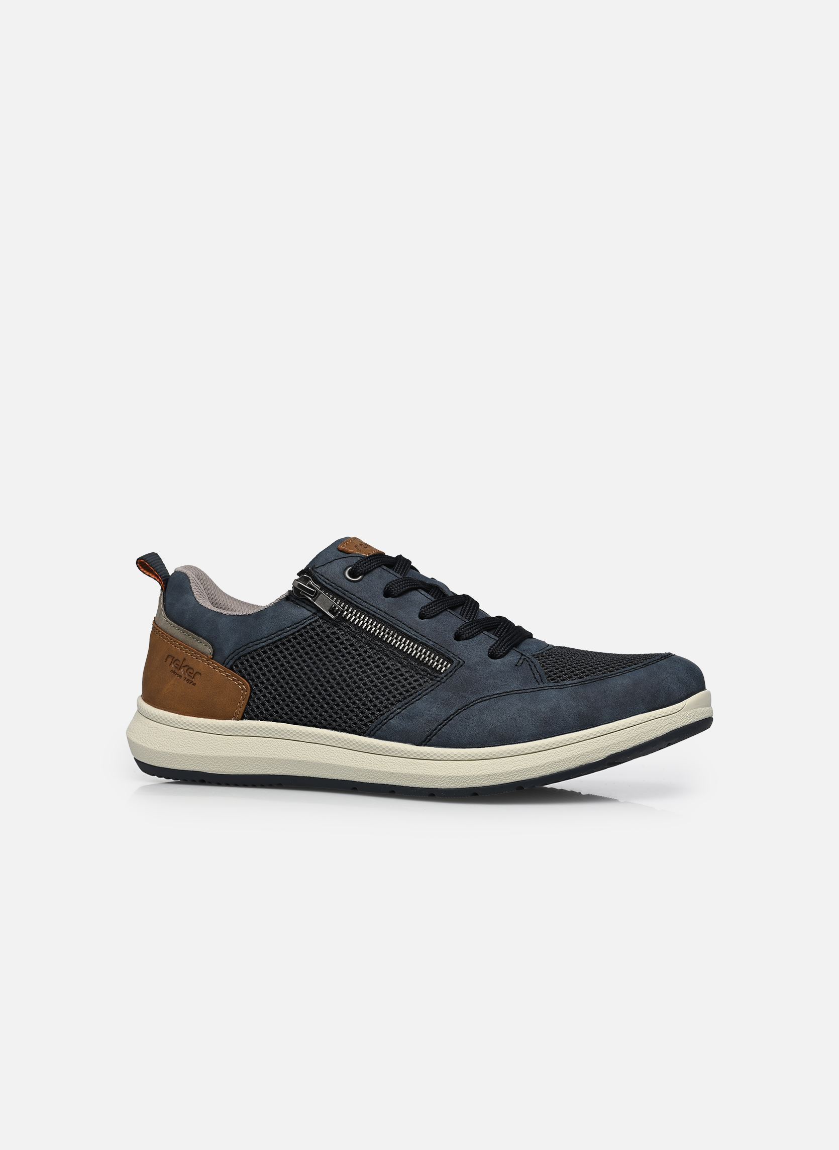 Baskets basses 16901 homme bleu Rieker Baskets basses 16901 homme bleu DENIM/ATLANTIS/NUSS/DUNST