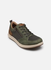 Baskets basses 16901 homme vert