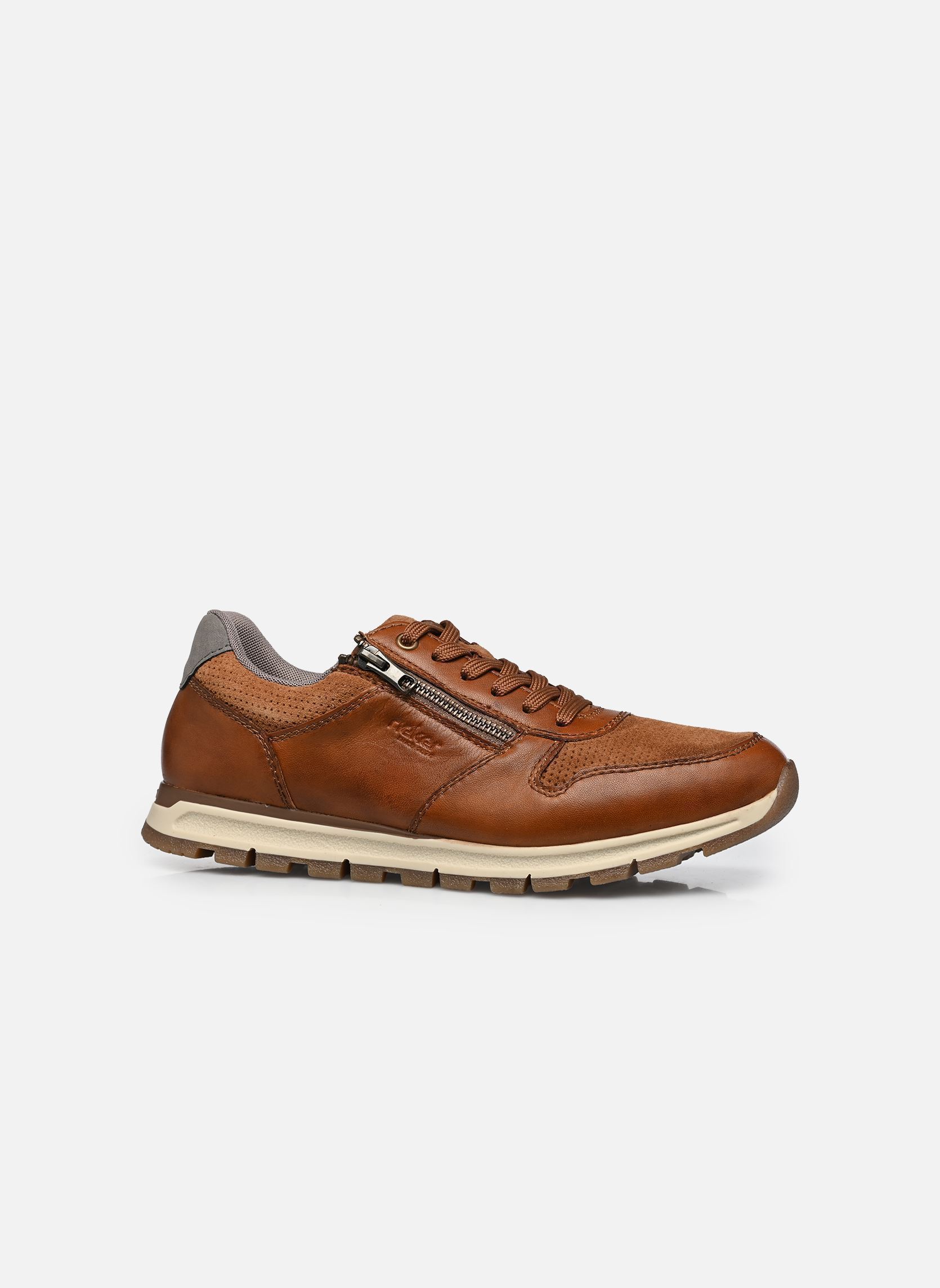 Lage sneakers B0505 heren bruin Rieker Lage sneakers B0505 heren bruin NAMIB/REH/GREY