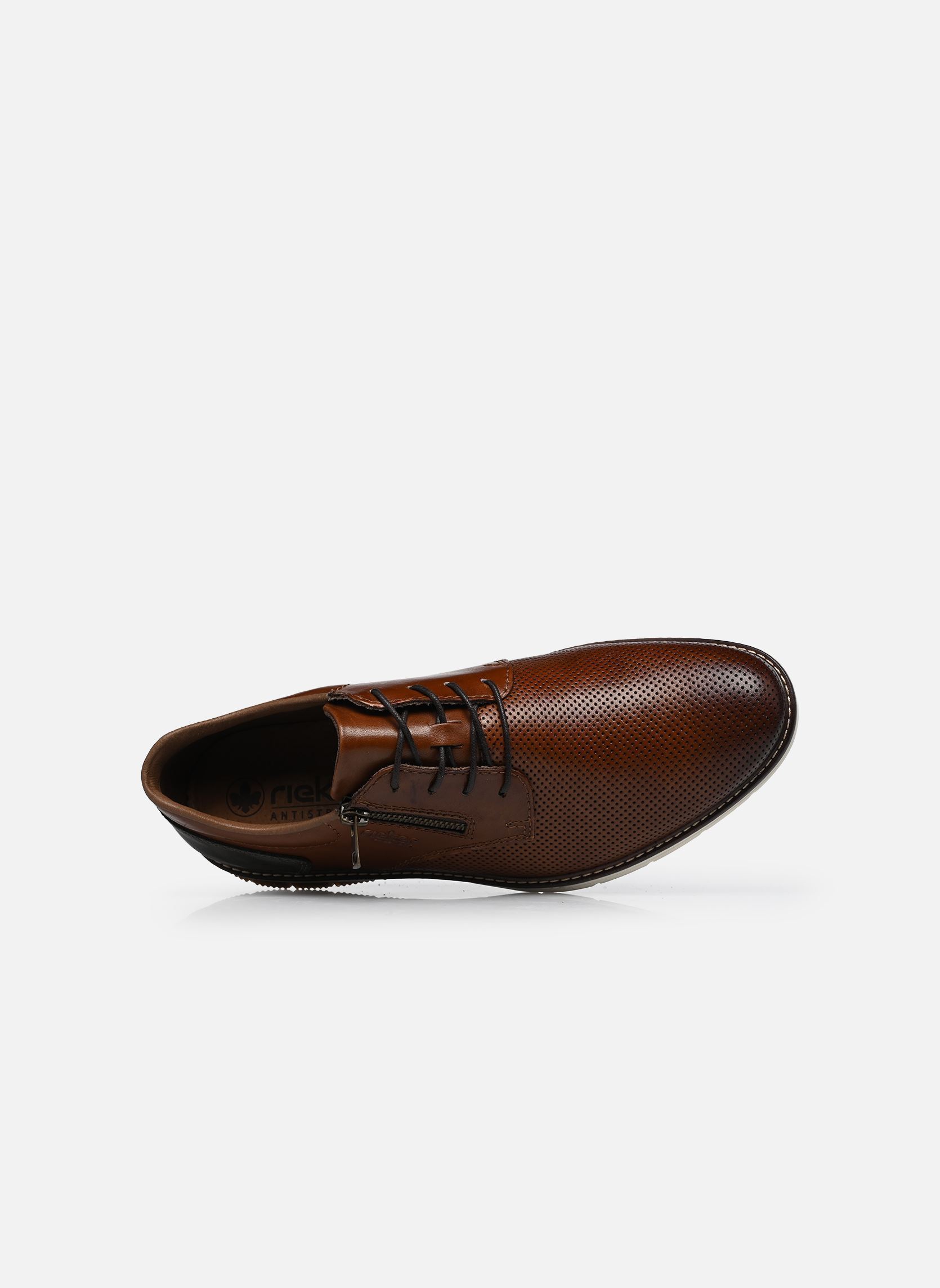 Derby schoenen 14412 heren bruin Rieker Derby schoenen 14412 heren bruin MUSKAT/SMOKE