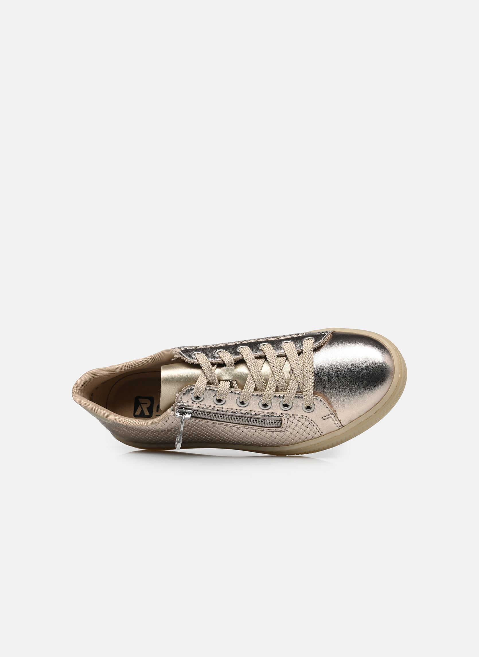 Lage sneakers L5955 dames goud en brons Rieker Lage sneakers L5955 dames goud en brons LIGHTBRASS/PALEGOLD