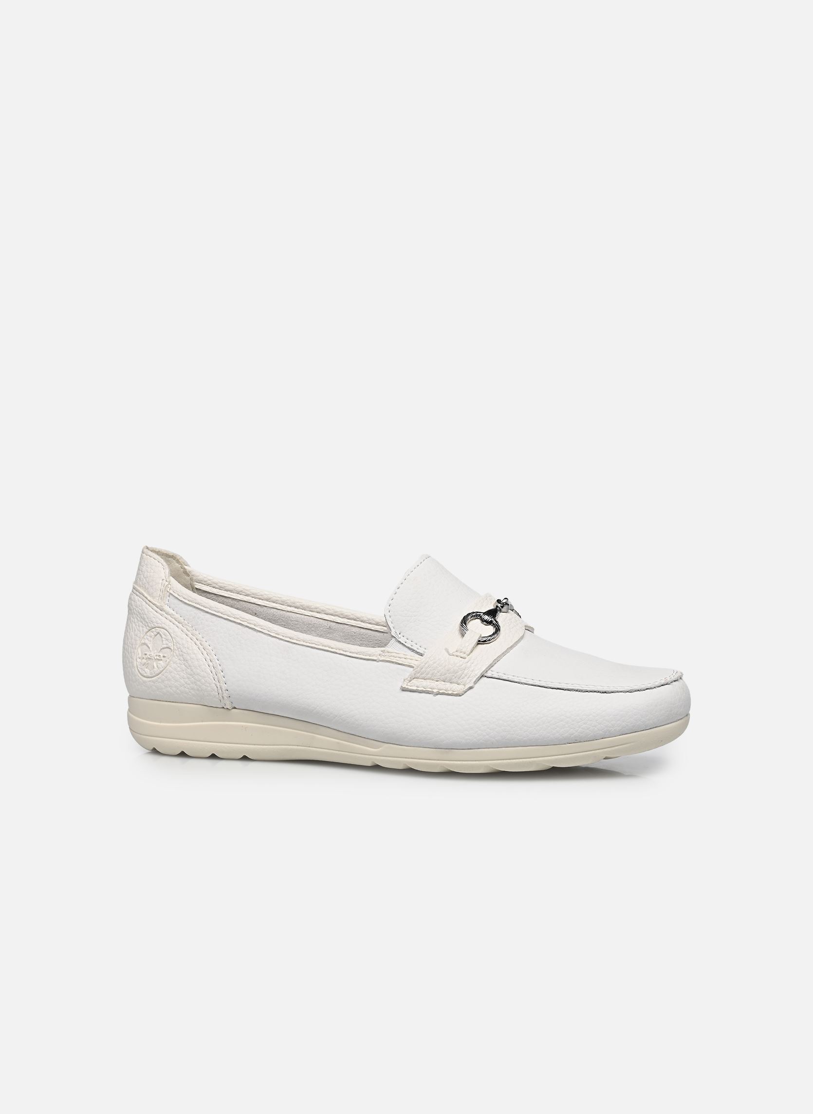 Mocassins L9355 dames wit Rieker Mocassins L9355 dames wit WEISS/WEISS