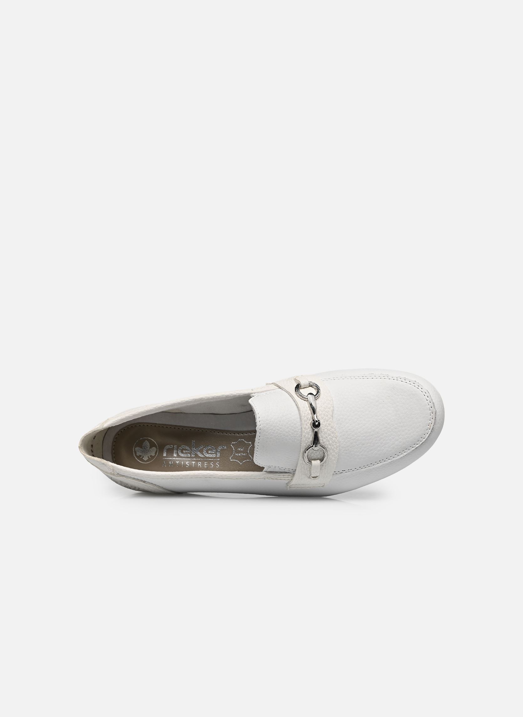 Mocassins L9355 dames wit Rieker Mocassins L9355 dames wit WEISS/WEISS