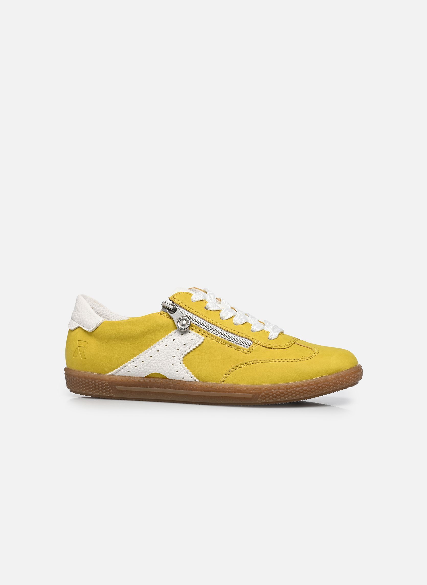 Lage sneakers L9700 dames geel Rieker Lage sneakers L9700 dames geel SENF/WEISS