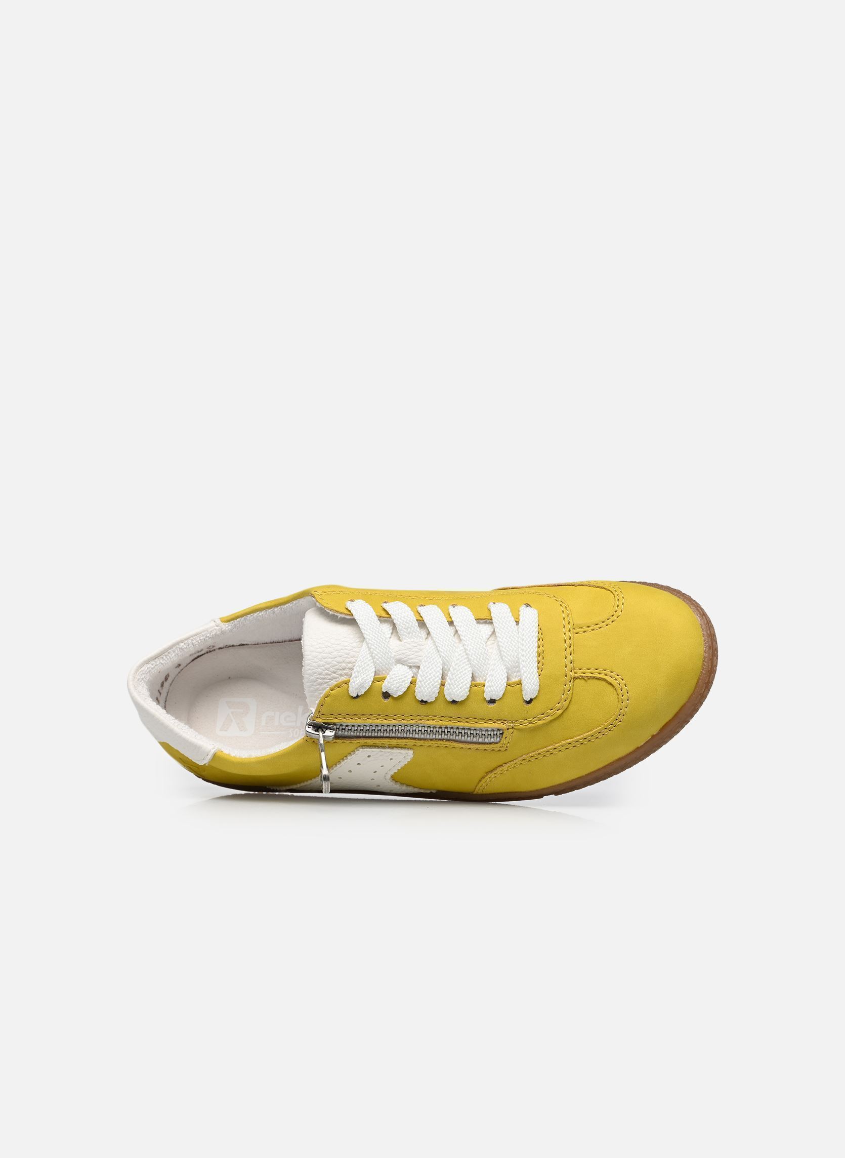 Lage sneakers L9700 dames geel Rieker Lage sneakers L9700 dames geel SENF/WEISS