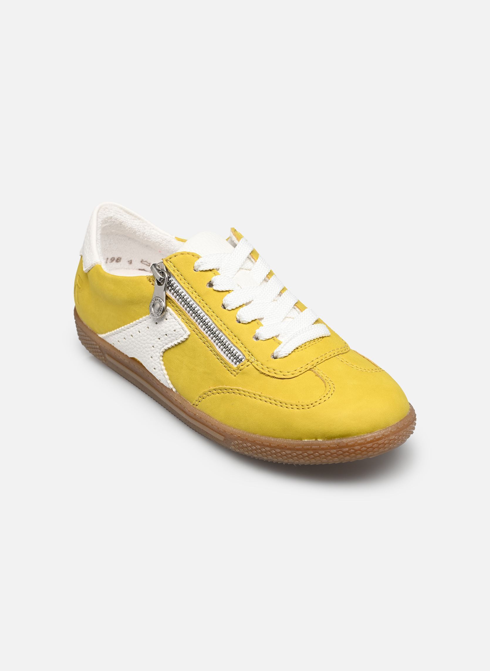 Lage sneakers L9700 dames geel Rieker Lage sneakers L9700 dames geel SENF/WEISS