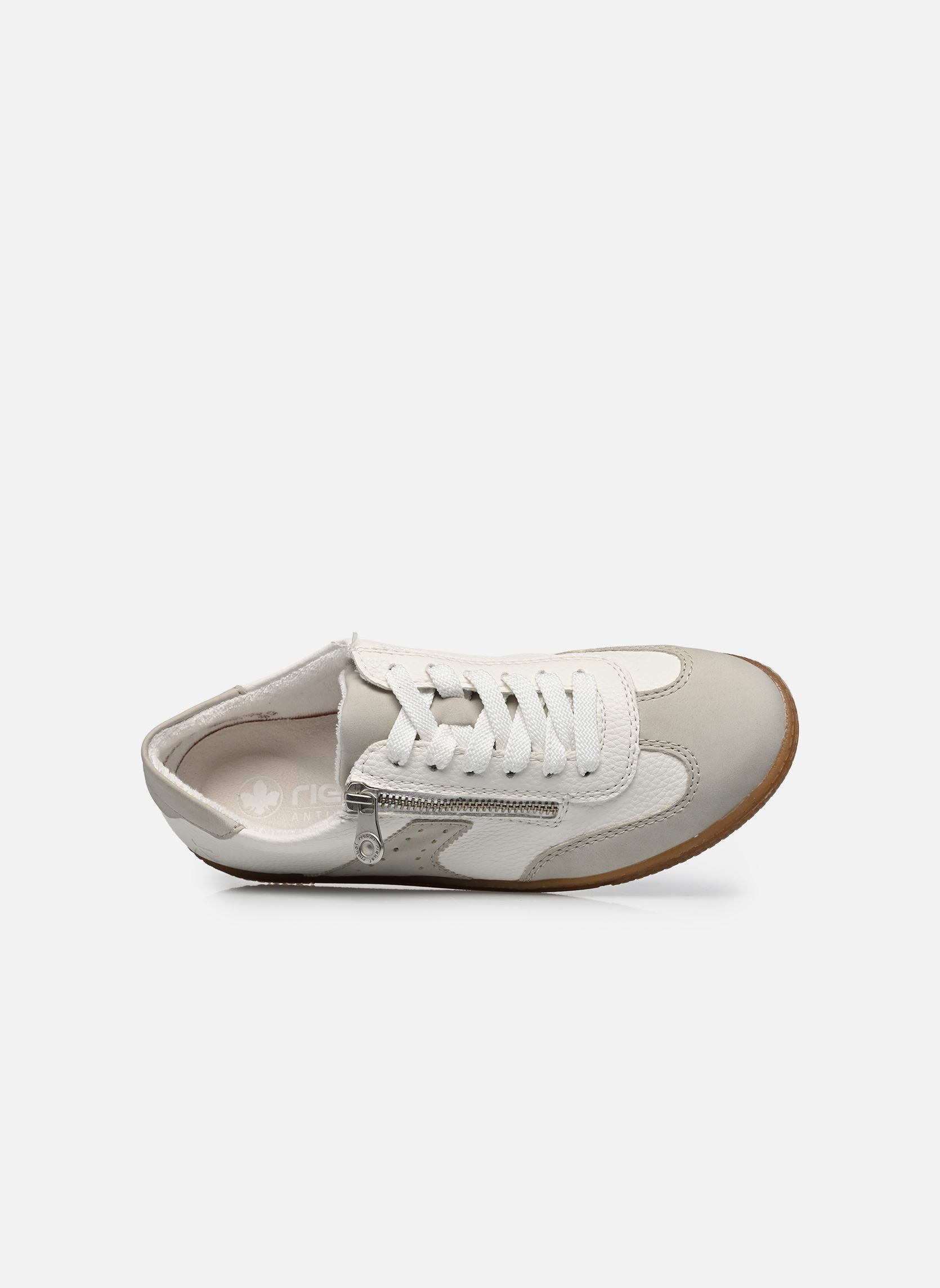 Lage sneakers L9700 dames wit Rieker Lage sneakers L9700 dames wit HELLGRAU/WEISS