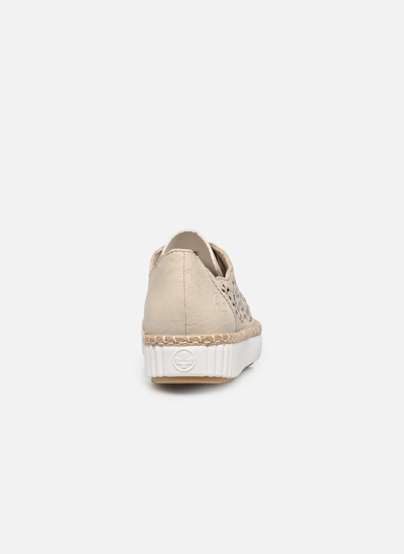 Lage sneakers M2902 dames beige Rieker Lage sneakers M2902 dames beige CREMA/PERLE
