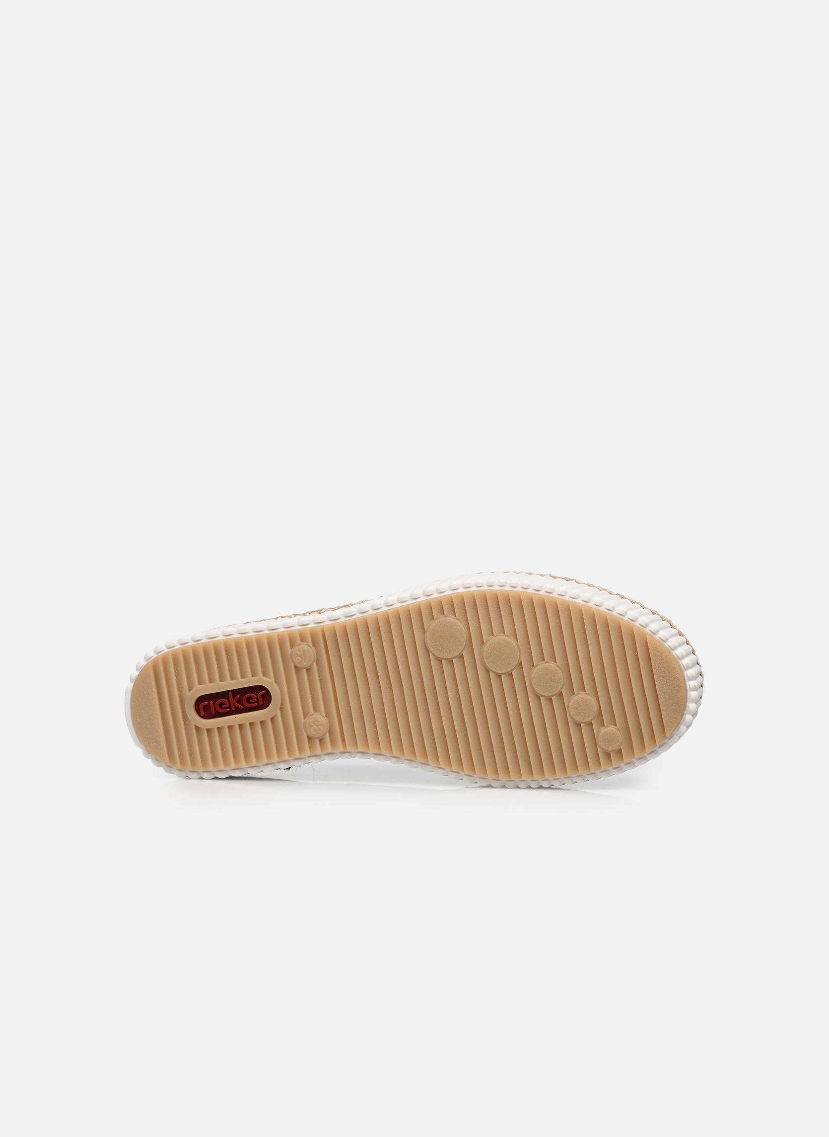 Lage sneakers M2902 dames beige Rieker Lage sneakers M2902 dames beige CREMA/PERLE