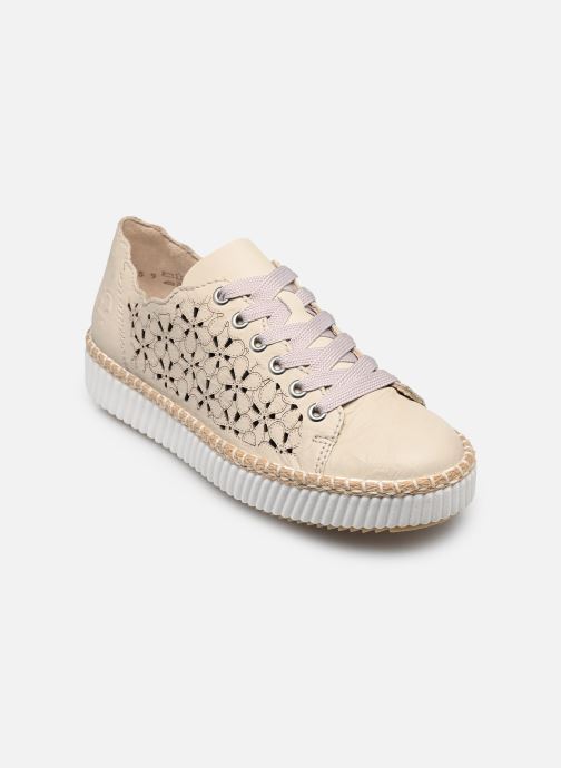 Rieker Lage sneakers M2902 dames beige