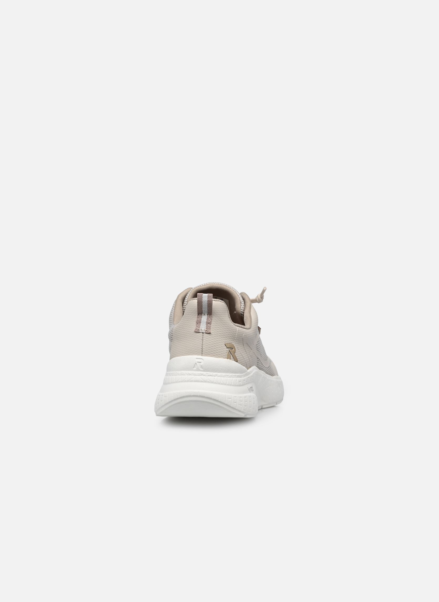 Lage sneakers M8551 dames beige Rieker Lage sneakers M8551 dames beige MARBLE/MARBLE