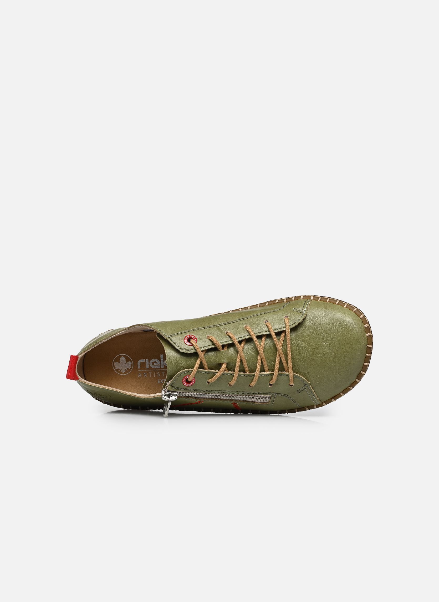 Baskets basses N2401 femme vert Rieker Baskets basses N2401 femme vert PICKLE/ROSSO