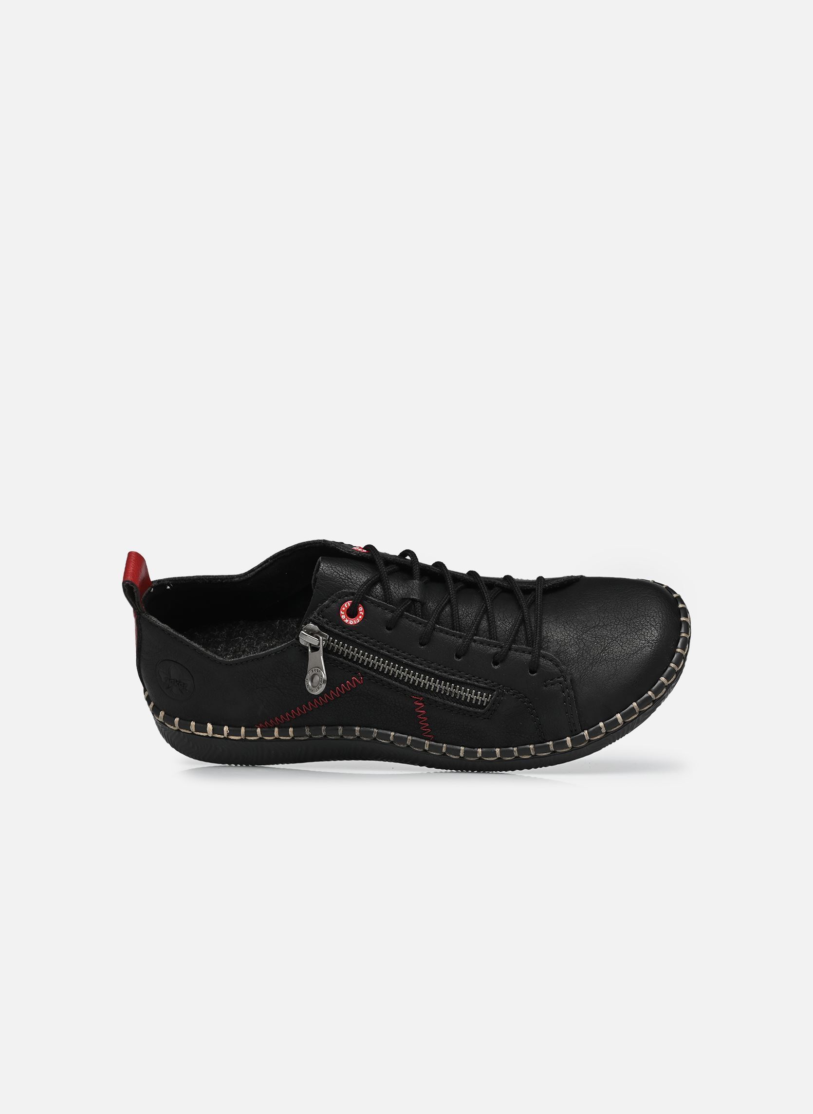 Baskets basses N2401 femme noir Rieker Baskets basses N2401 femme noir SCHWARZ/KIRSCH