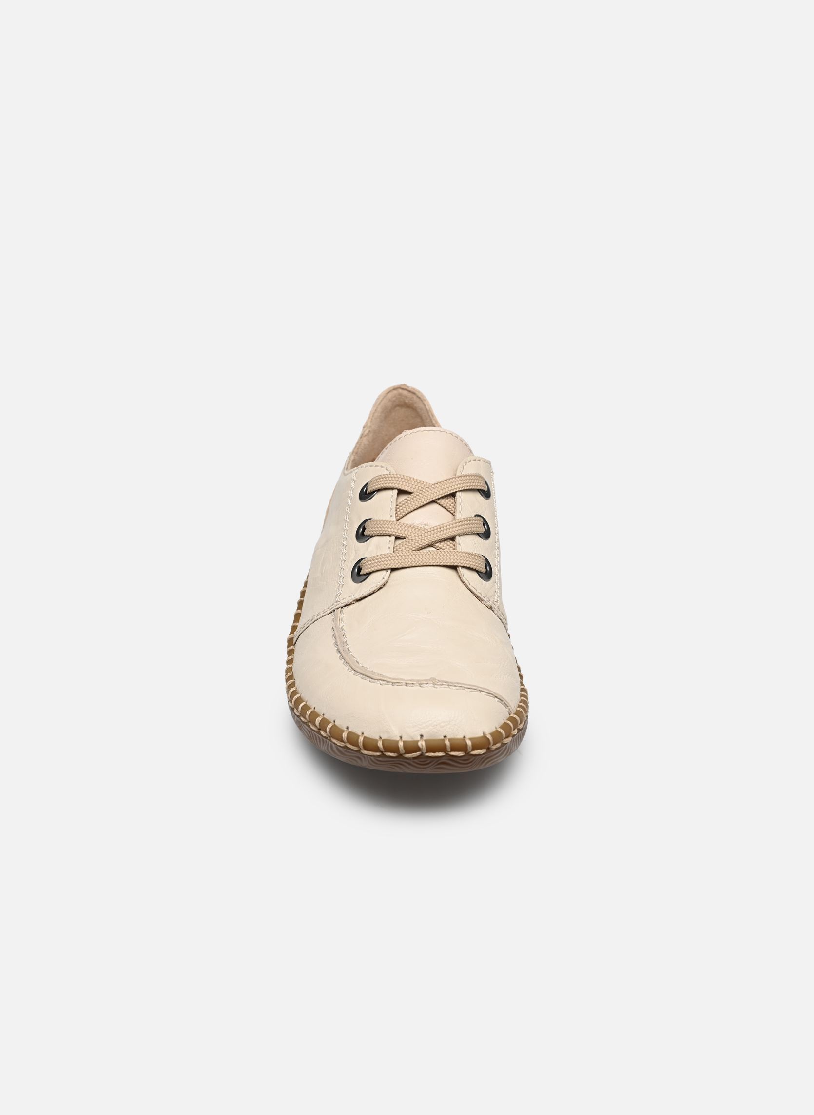 Derbies N2402 femme beige Rieker Derbies N2402 femme beige CREMA/CREMA