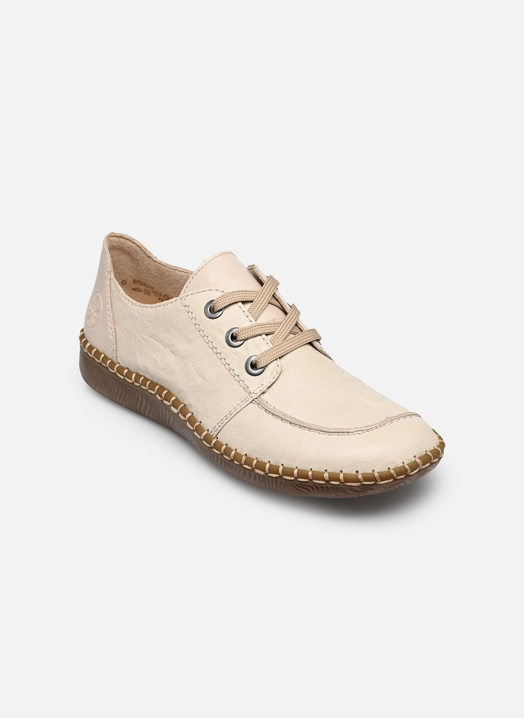 Derbies N2402 femme beige Rieker Derbies N2402 femme beige CREMA/CREMA