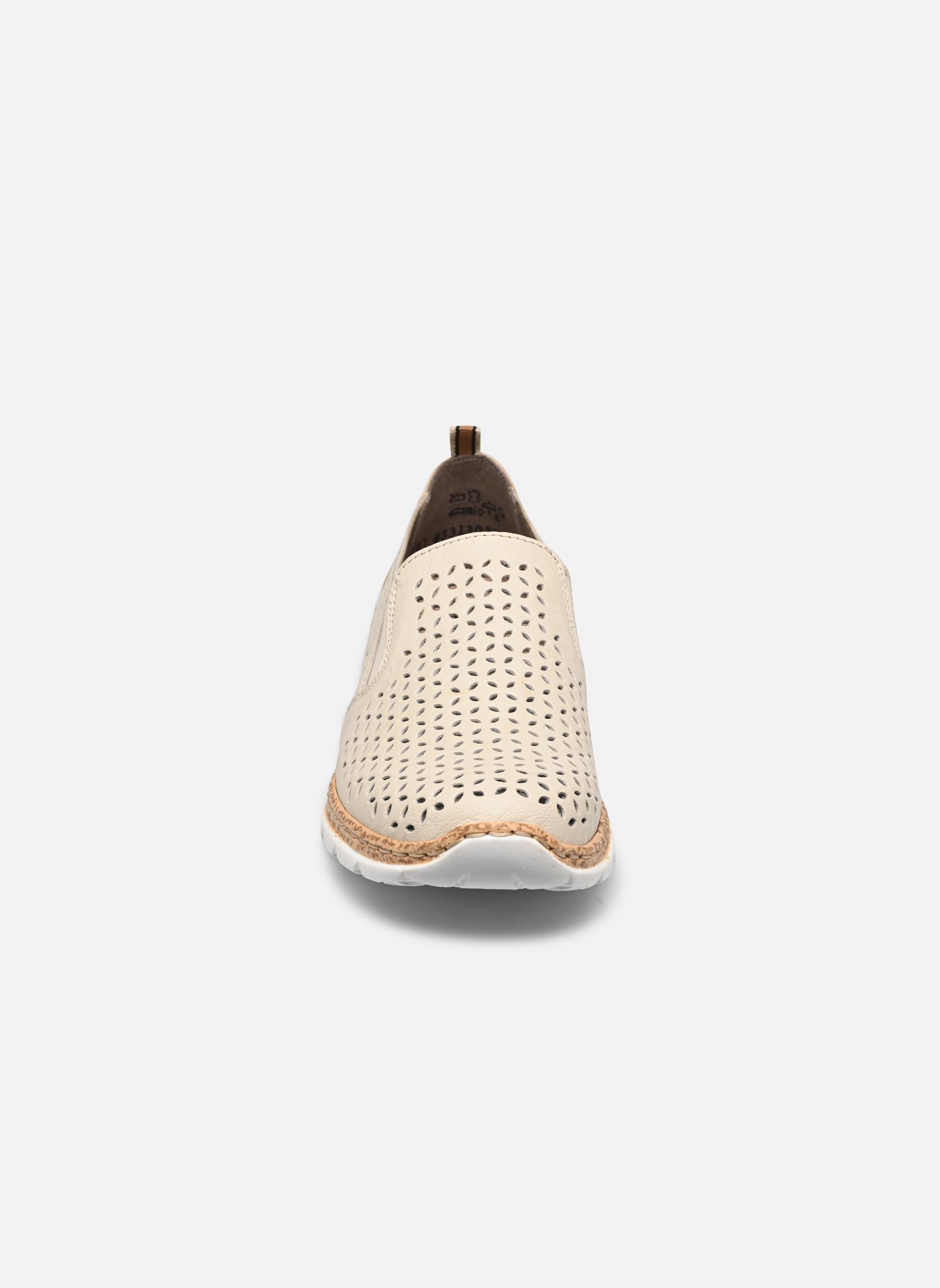 Mocassins N4251 dames wit Rieker Mocassins N4251 dames wit CREMA/CREMA