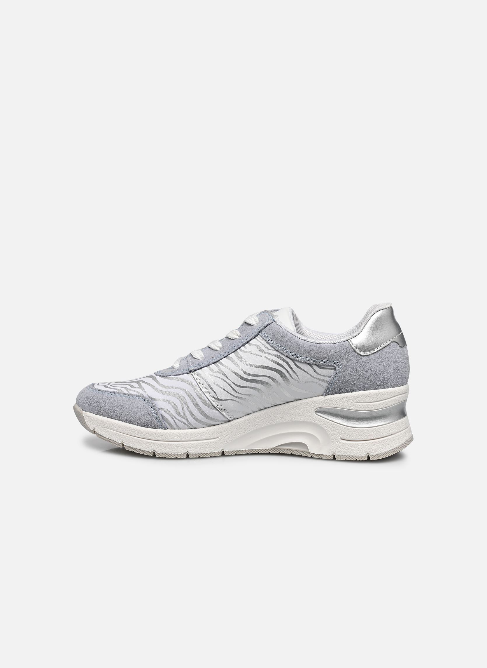 Sleehak sneakers N9305 dames blauw Rieker Sleehak sneakers N9305 dames blauw BLEU/REINWEISS/SPORTWEISS/SILV