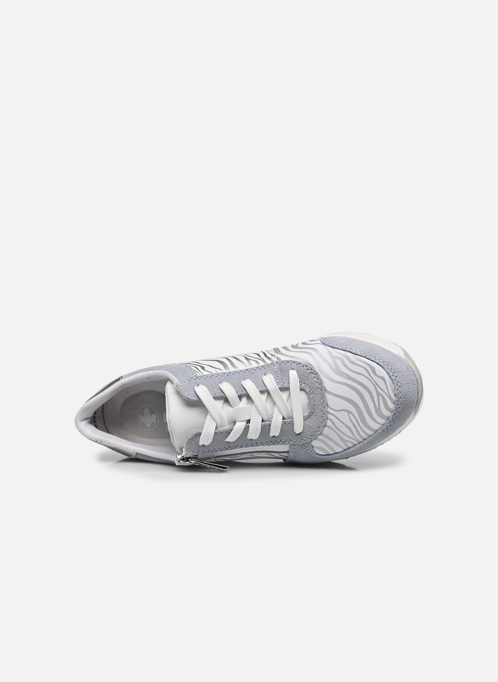 Sleehak sneakers N9305 dames blauw Rieker Sleehak sneakers N9305 dames blauw BLEU/REINWEISS/SPORTWEISS/SILV