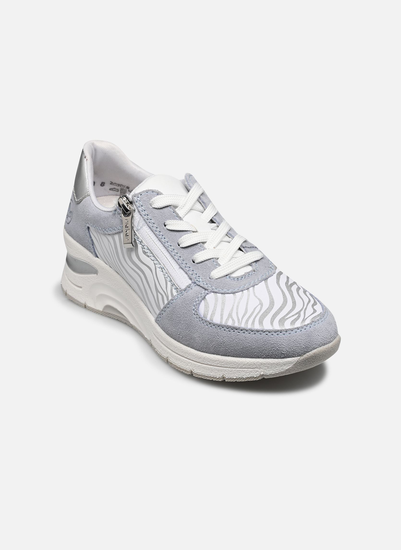 Sleehak sneakers N9305 dames blauw Rieker Sleehak sneakers N9305 dames blauw BLEU/REINWEISS/SPORTWEISS/SILV