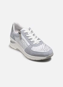 Sleehak sneakers N9305 dames blauw