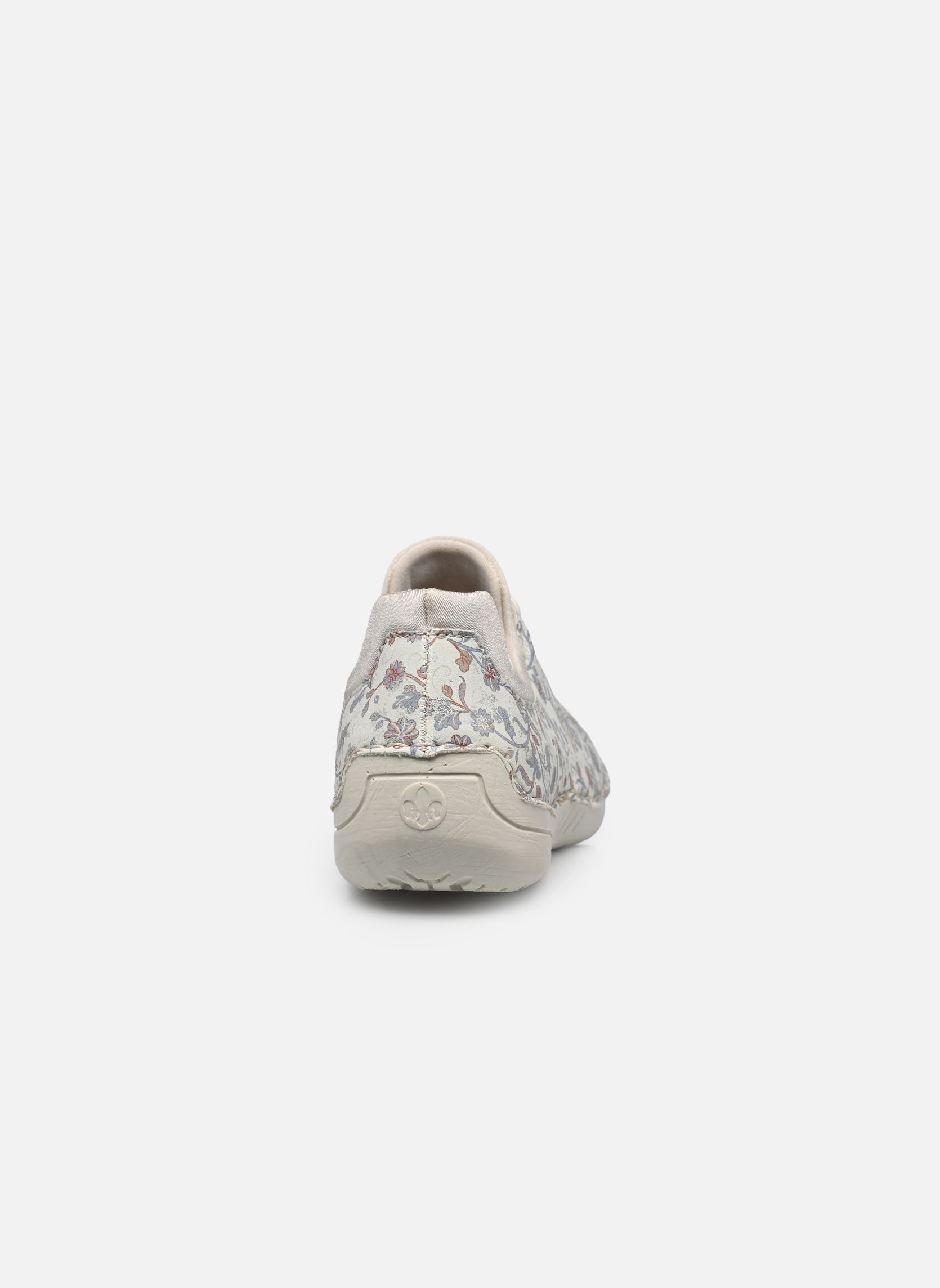 Lage sneakers 52575 dames wit Rieker Lage sneakers 52575 dames wit HELLGRAU-MULTI/PERLCLOUD/OFFWH