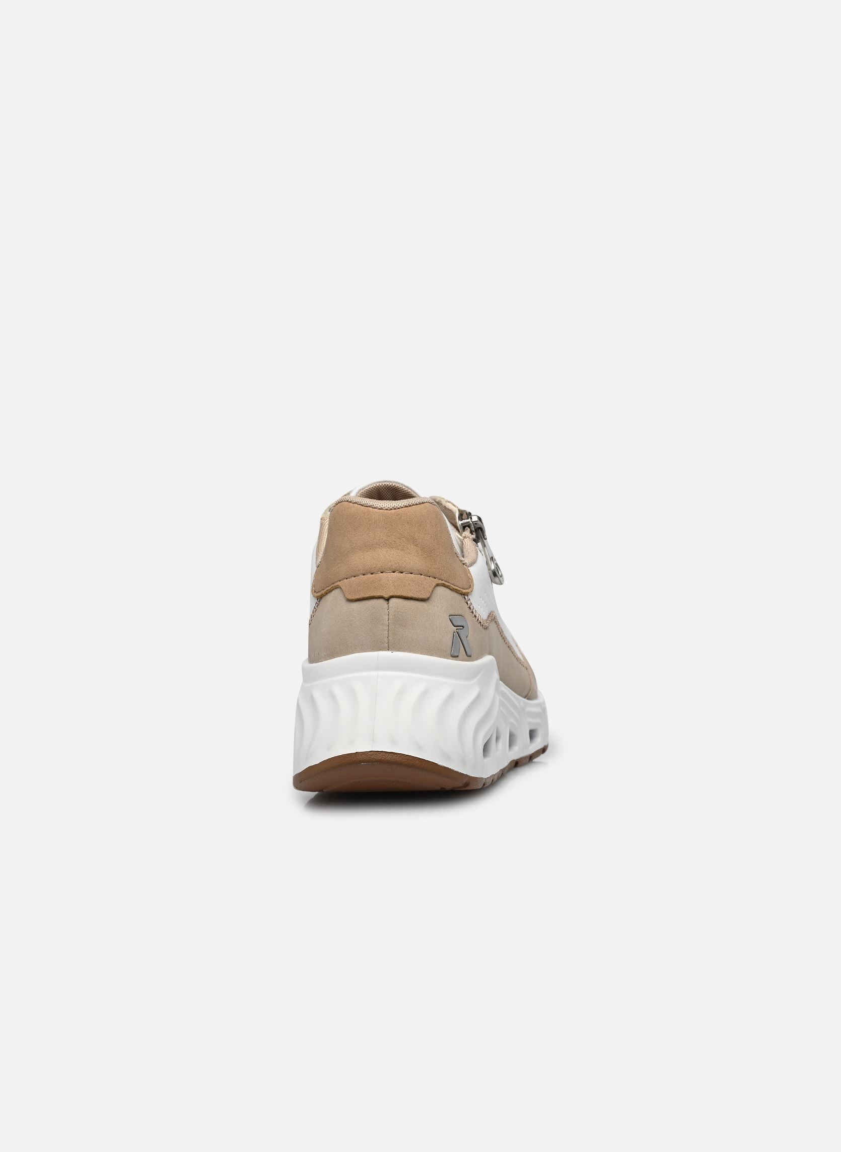 Lage sneakers N5204 dames beige Rieker Lage sneakers N5204 dames beige GINGER/WEISS/LEHM/MARBLE