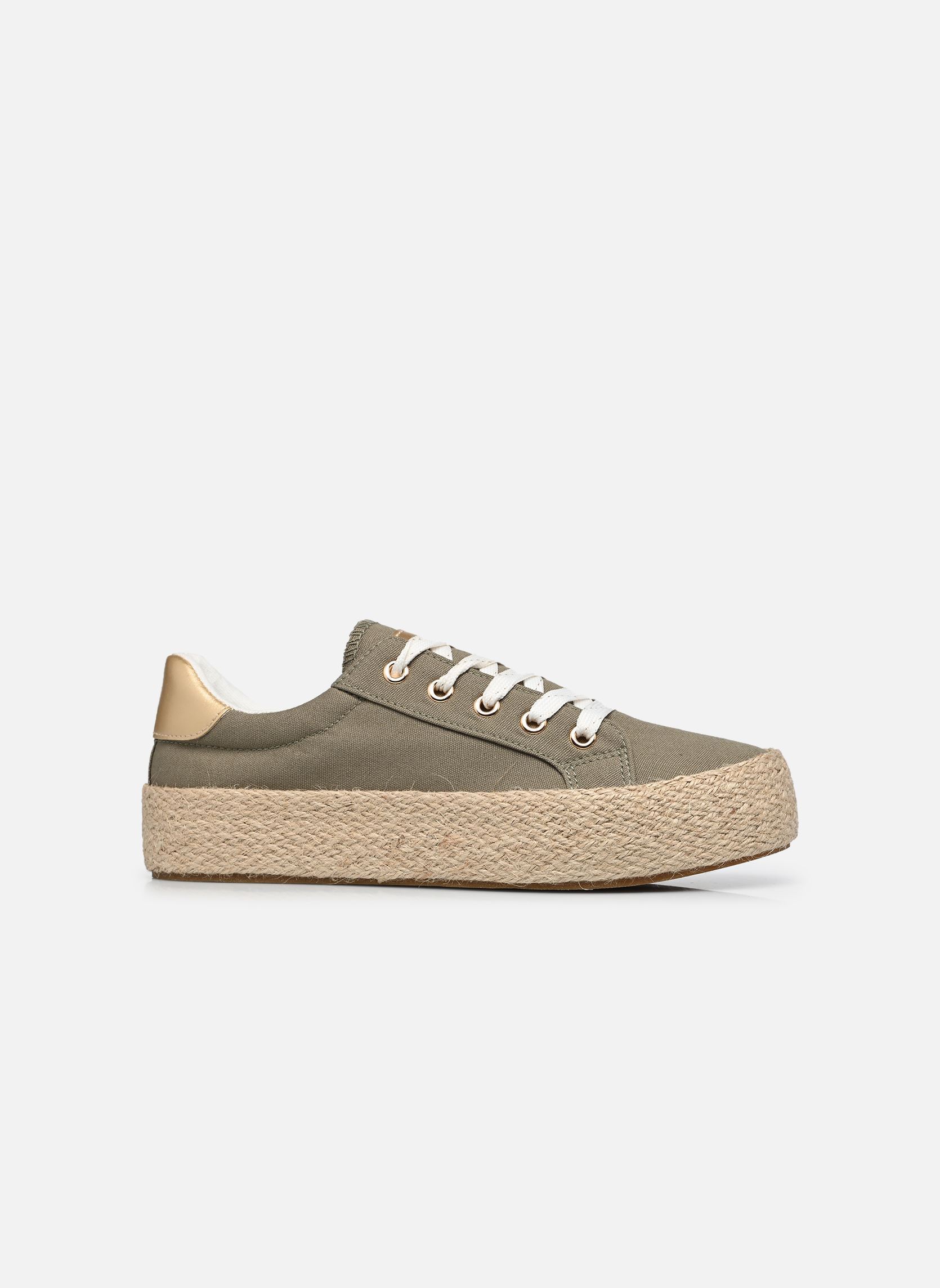 Espadrilles compensées et plateformes Espadrille SKATOUR femme vert MADE BY Espadrilles compensées et plateformes Espadrille SKATOUR femme vert Kaki