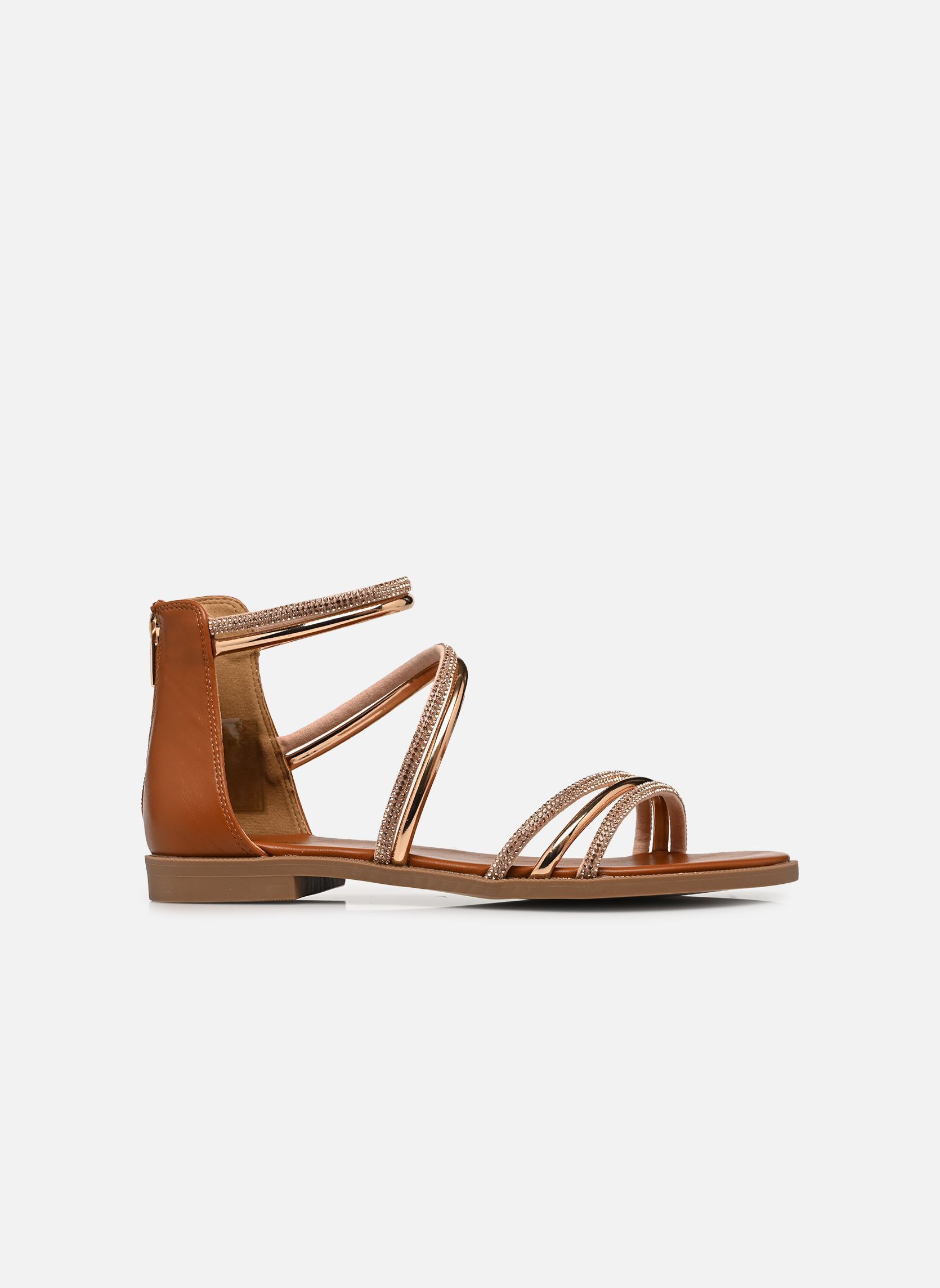 Flache Sandalen Sandale SPACONTA damen rosa MADE BY Flache Sandalen Sandale SPACONTA damen rosa Rose gold