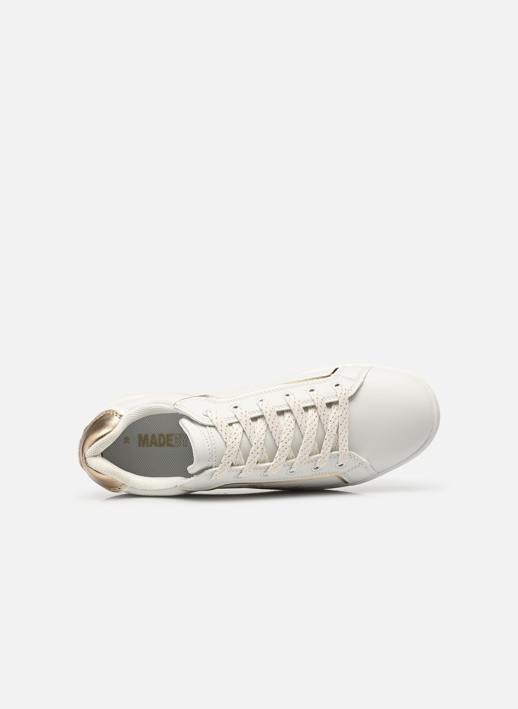 Sneakers Basket ATABRODE dames wit MADE BY Sneakers Basket ATABRODE dames wit Beige